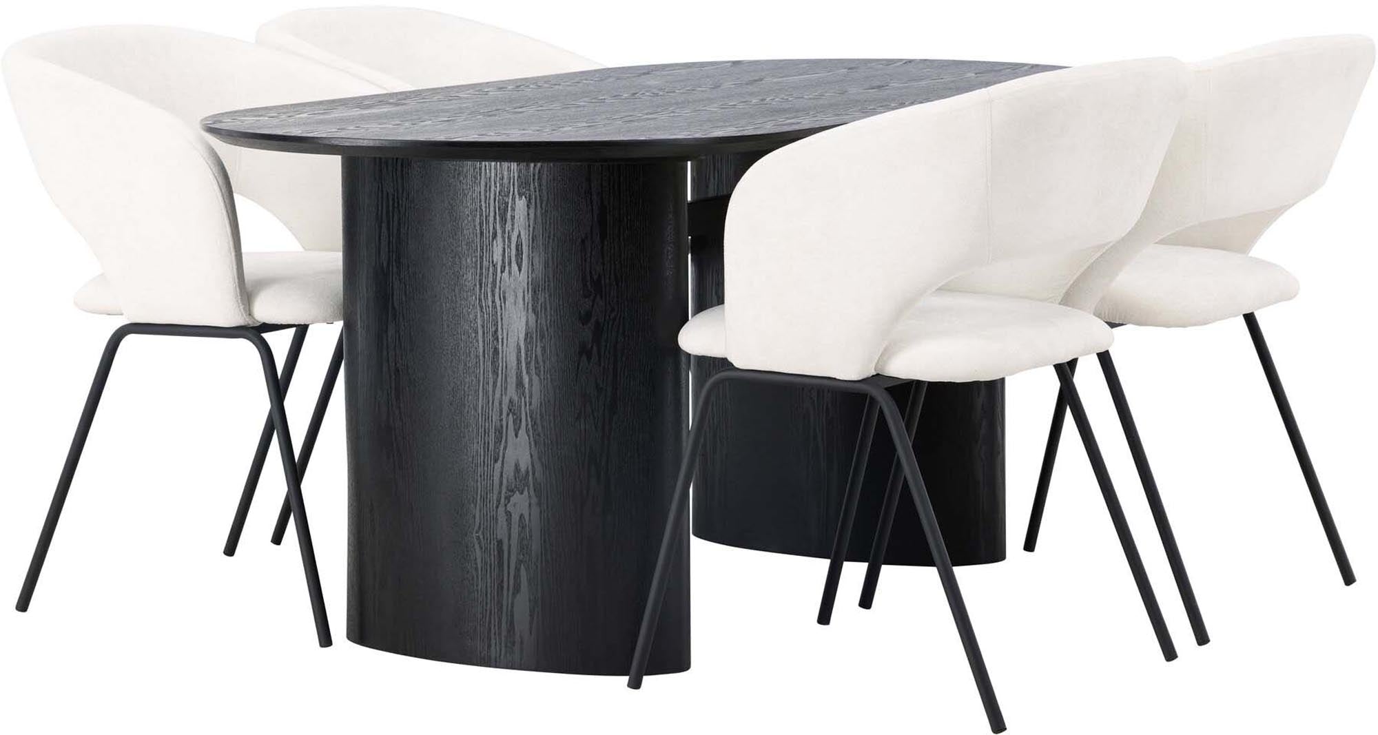 Isolde Esszimmerset + Day: Stilvolles Design und Komfort für unvergessliche Momente im skandinavischen Flair.