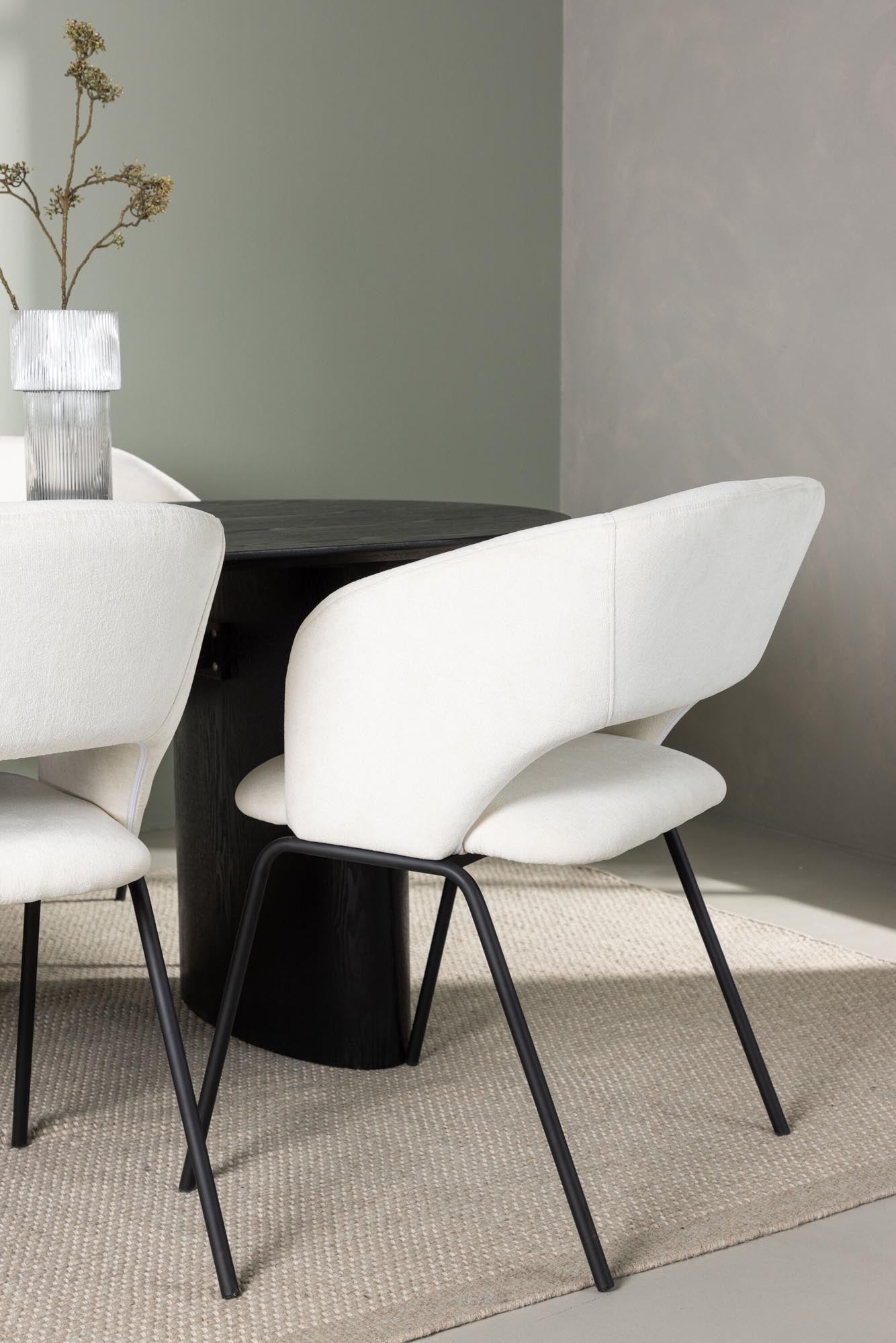 Isolde Esszimmerset + Day: Skandinavisches Flair und Komfort für unvergessliche Essmomente mit Familie und Freunden.