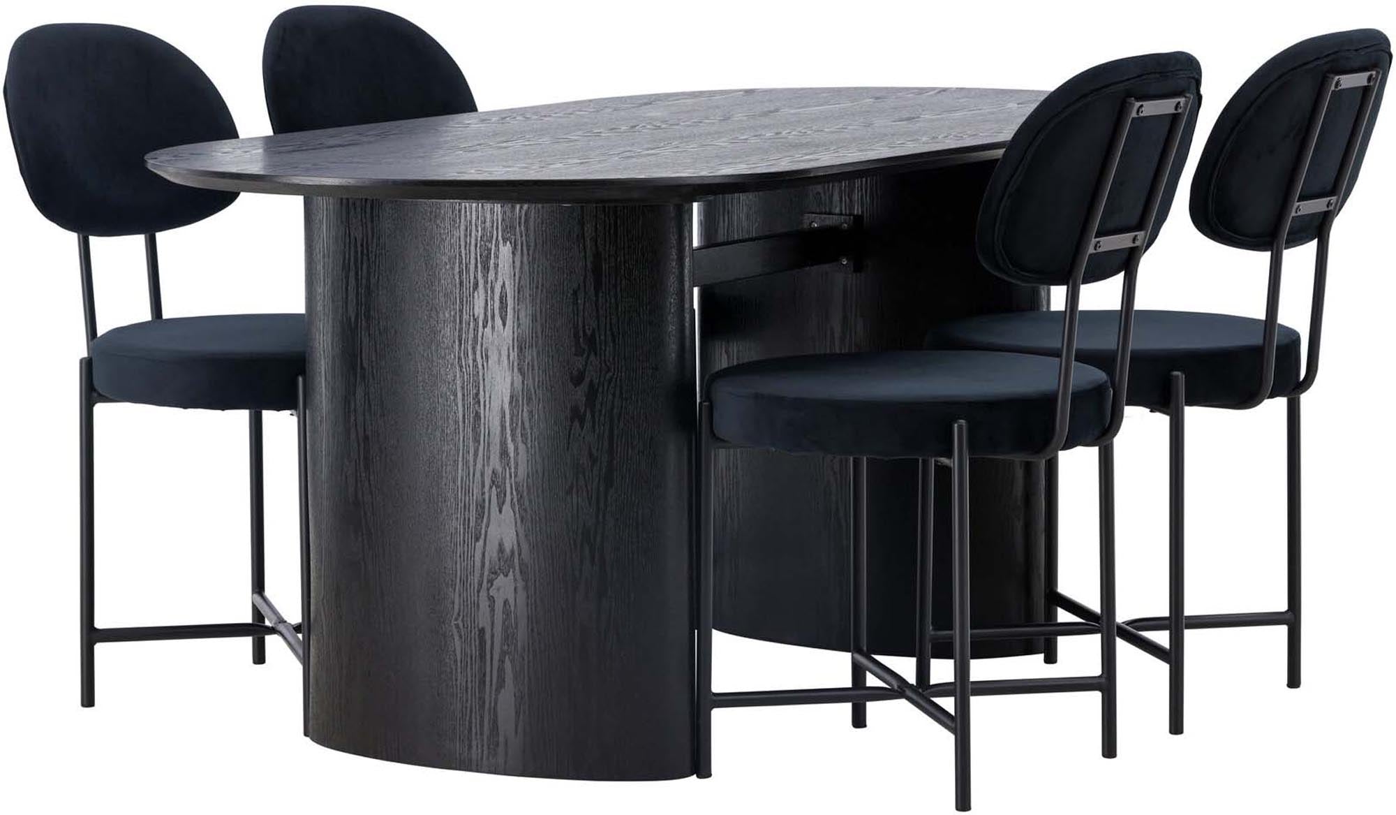 Isolde Esszimmerset + Stella 180cm/4St.: Elegantes Design und hohe Funktionalität für gesellige Abende mit Familie und Freunden.