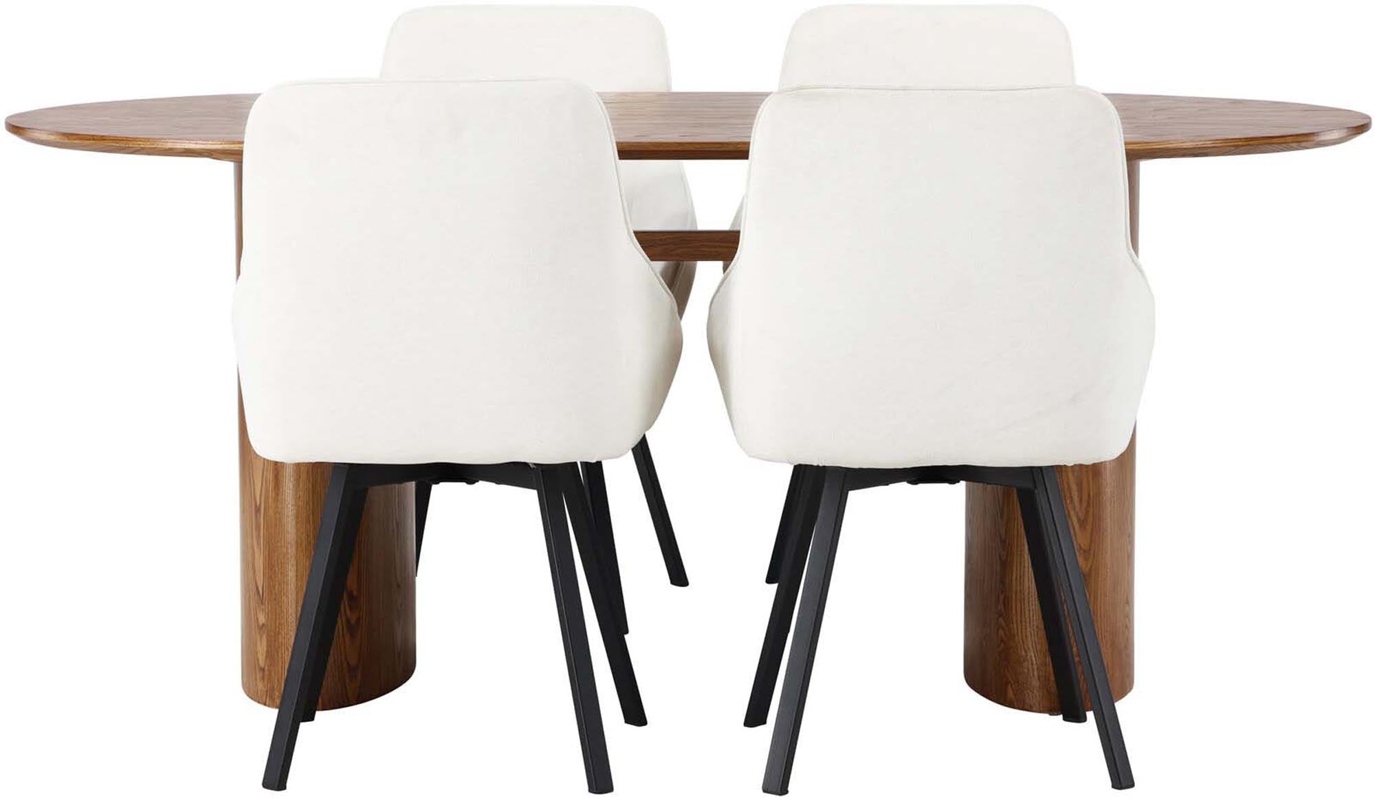 Entdecken Sie das Isolde Esszimmerset + Rosie 180cm/4St. von Venture Home – stilvoll, funktional und perfekt für gesellige Abende! Skandinavisches Design, hochwertige Materialien.