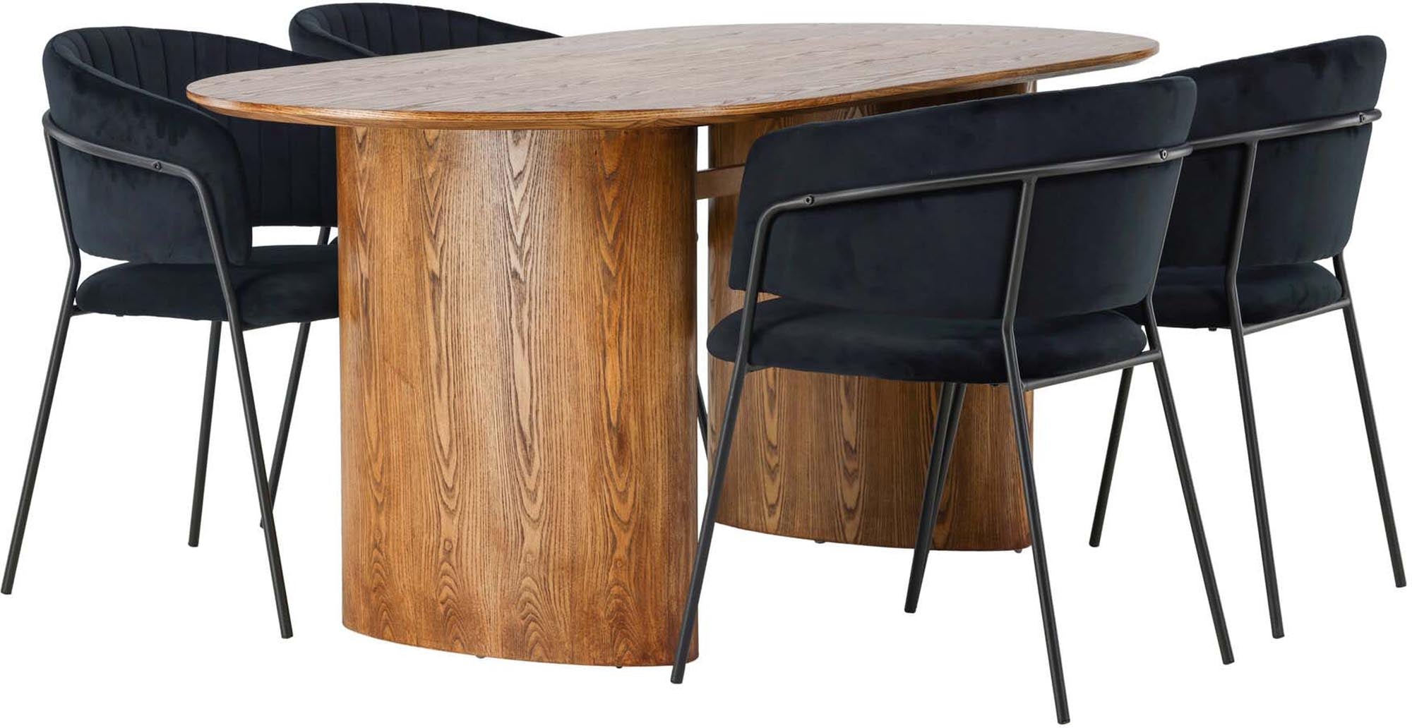 Stilvolles Isolde Esszimmerset + Selma 180cm/4St. von Venture Home: Modernes Design, robust und pflegeleicht für unvergessliche Essmomente.