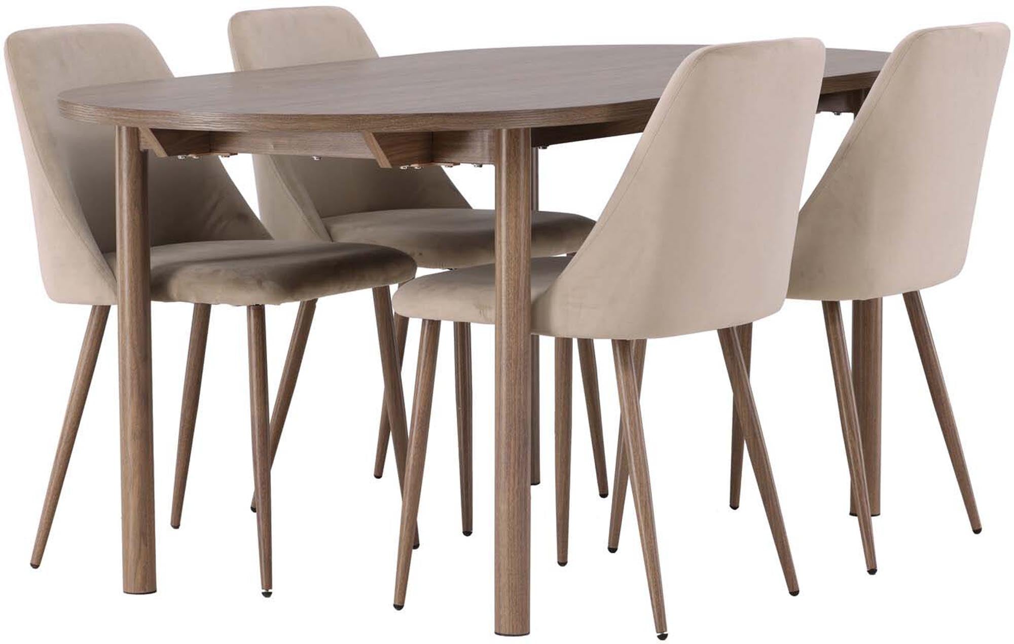 Modernes Andy Esszimmerset 180cm mit 4 Stühlen von Venture Home.