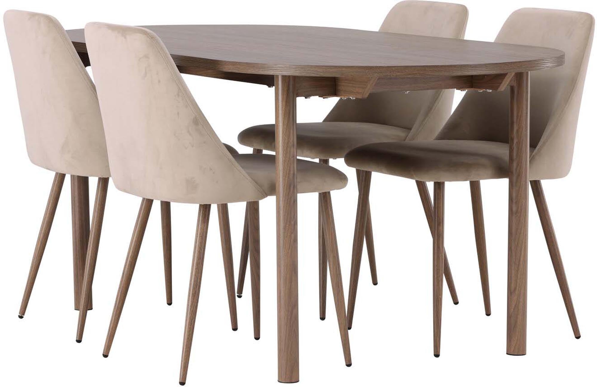 Elegantes Andy Esszimmerset 180cm mit 4 Stühlen von Venture Home.