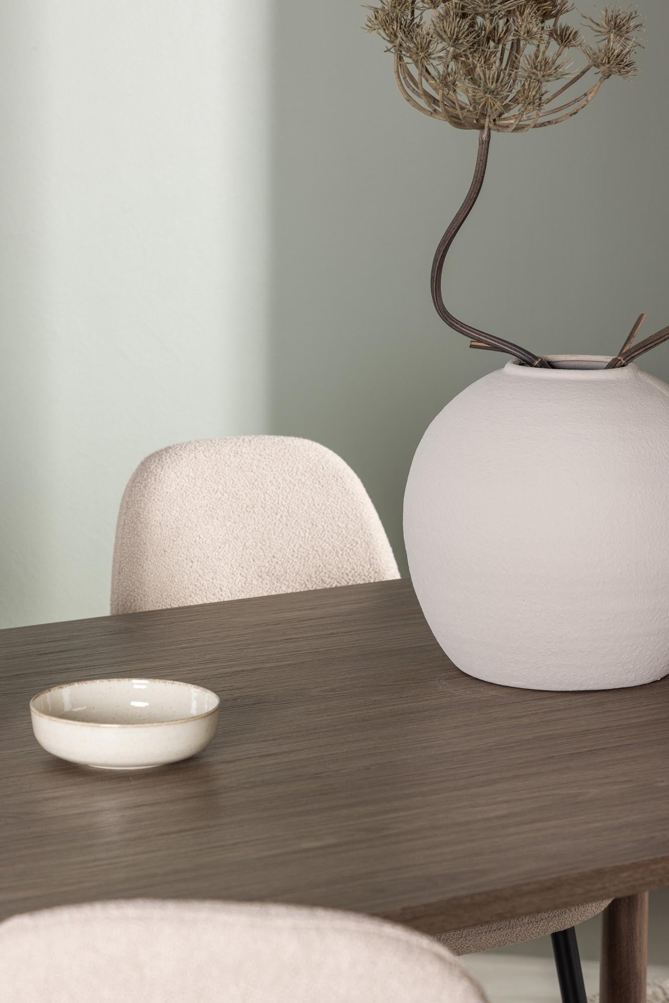 Modernes Andy Esszimmerset mit Polar Tisch, 180cm, 4 Stühle, elegant.