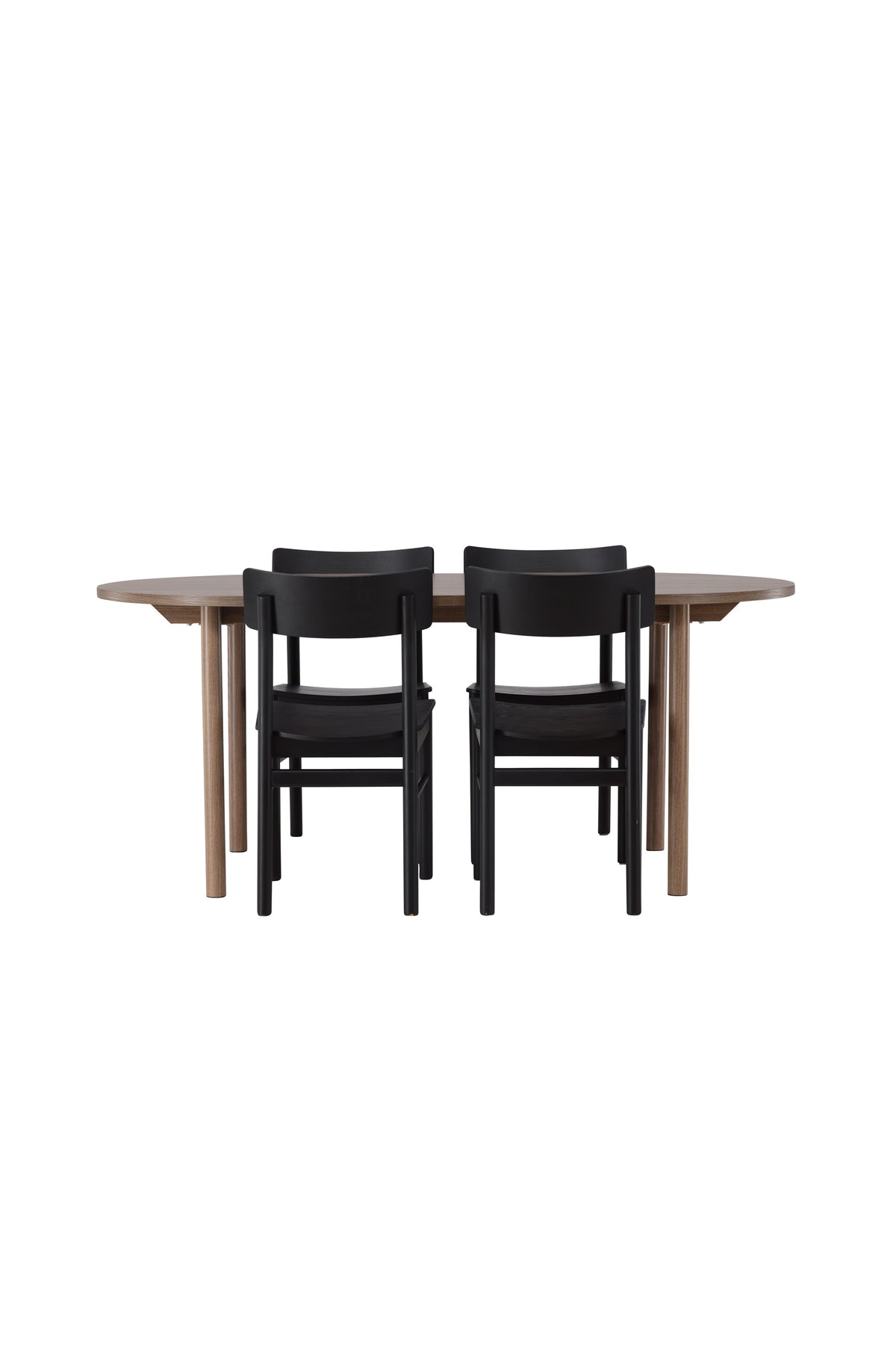 Andy Esszimmerset + Montros 180cm/4St. in Schwarz präsentiert im Onlineshop von KAQTU Design AG. Esszimmerset ist von Venture Home