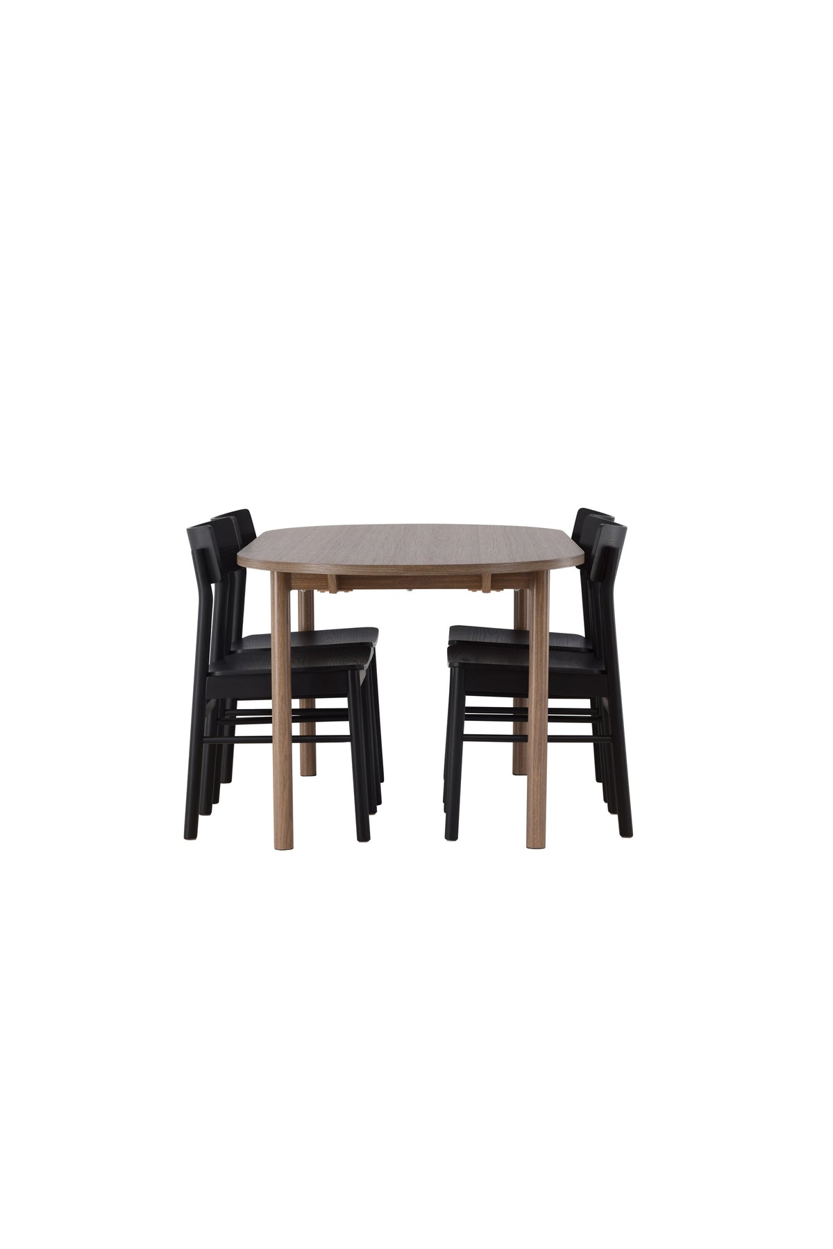 Andy Esszimmerset + Montros 180cm/4St. in Schwarz präsentiert im Onlineshop von KAQTU Design AG. Esszimmerset ist von Venture Home