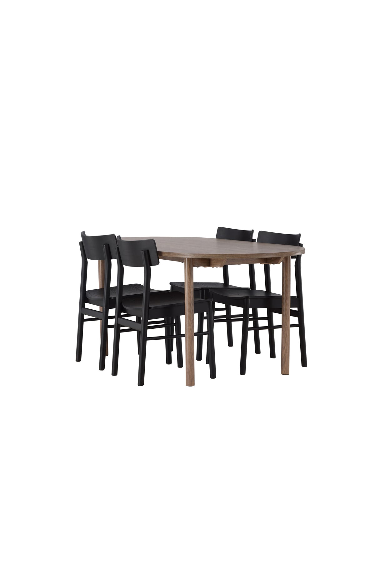 Andy Esszimmerset + Montros 180cm/4St. in Schwarz präsentiert im Onlineshop von KAQTU Design AG. Esszimmerset ist von Venture Home