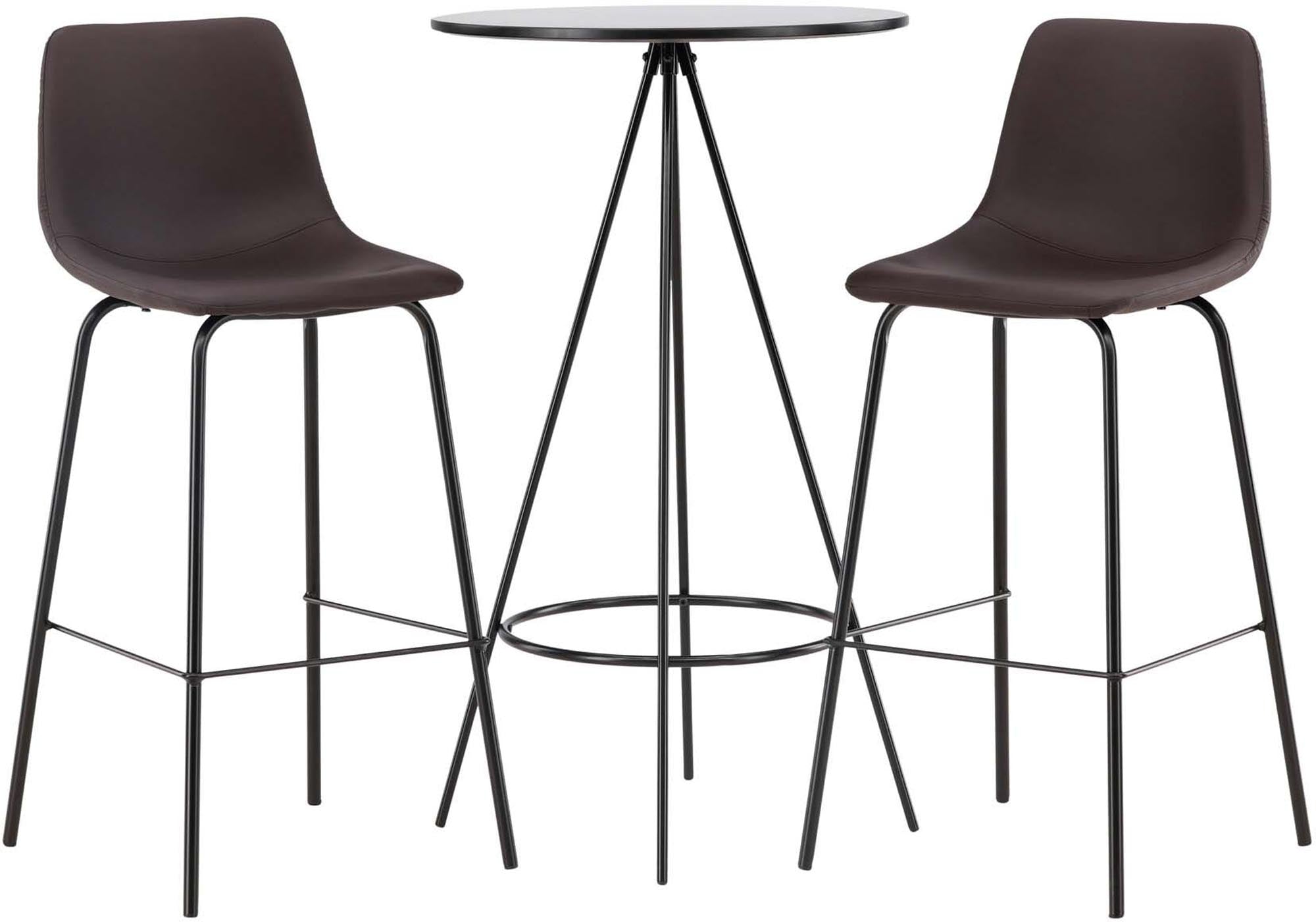 Stilvolles Barset Bistro + Alexi von Venture Home: Ideal für kleine Räume, hochwertige Materialien und elegantes Design für gesellige Abende.