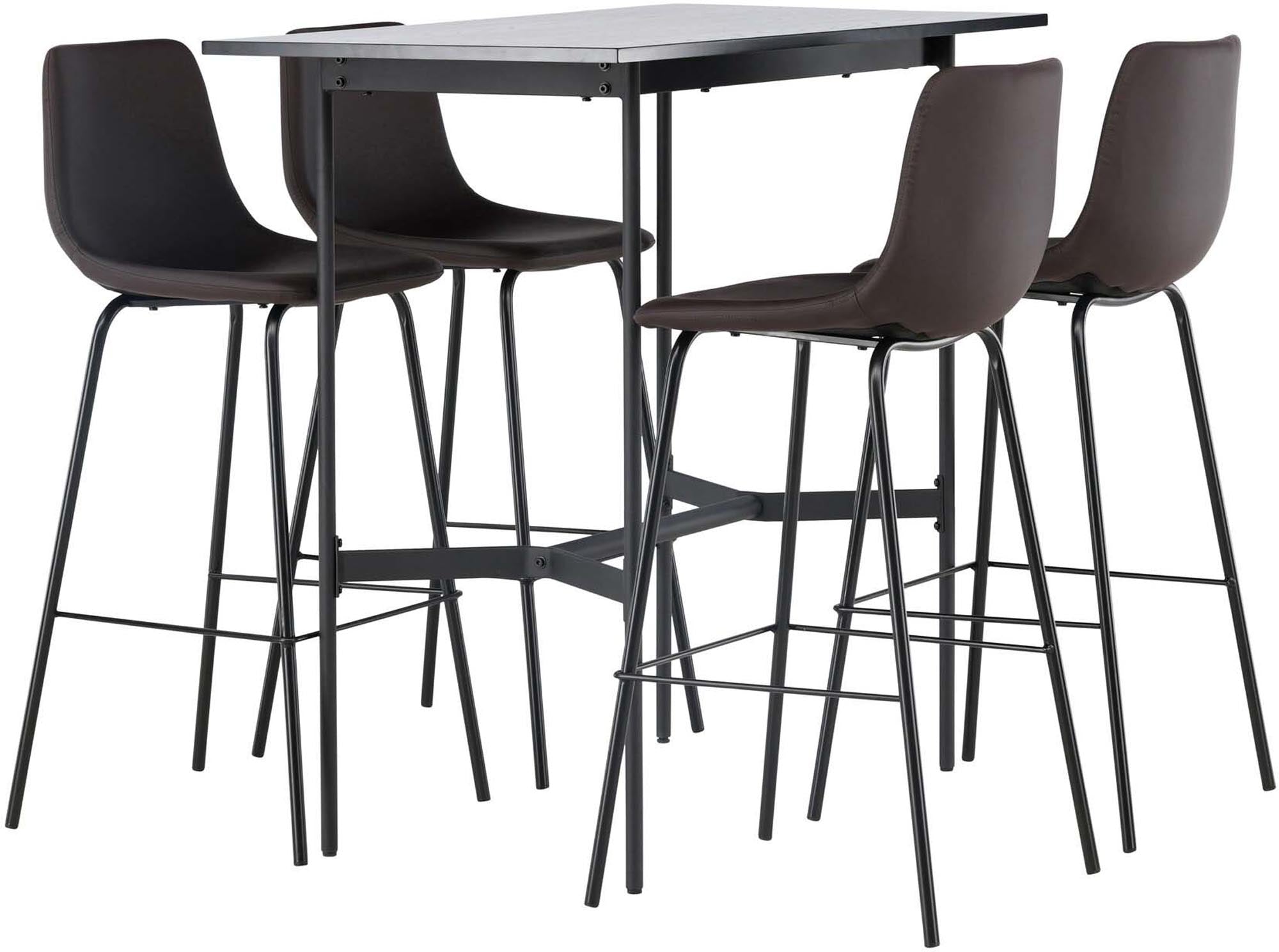 Stylisches Barset Rax + Alexi 120cm/4St. von Venture Home: Ideal für gemütliche Abende und modernes Wohndesign.