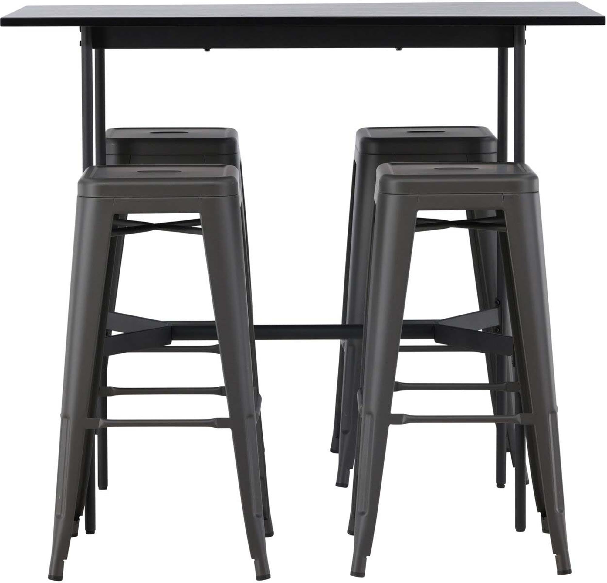 Modernes Barset Rax + Tempe 120cm, 4er-Set von Venture Home.