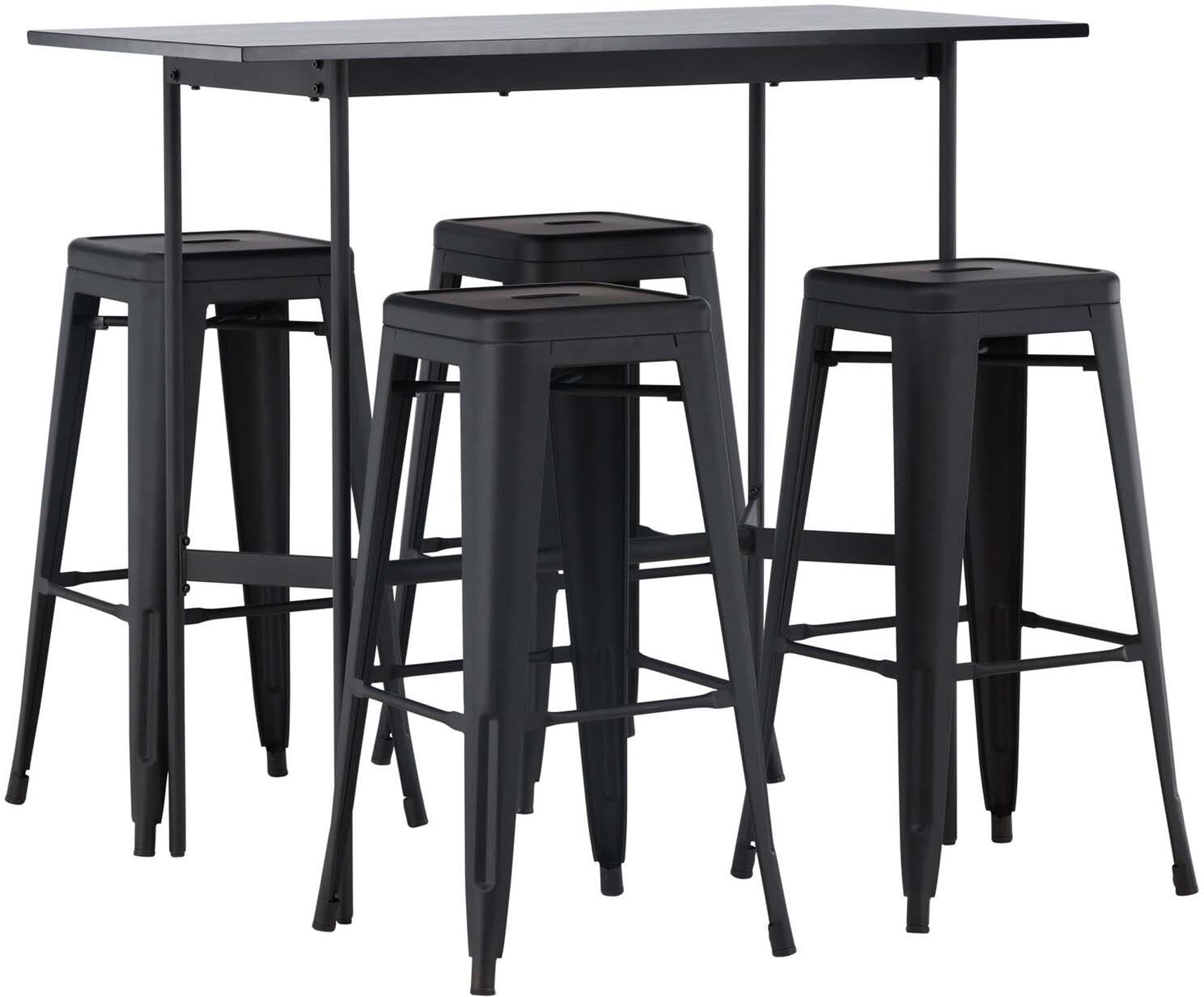 Modernes Barset Rax + Tempe 120cm, 4er-Set von Venture Home.