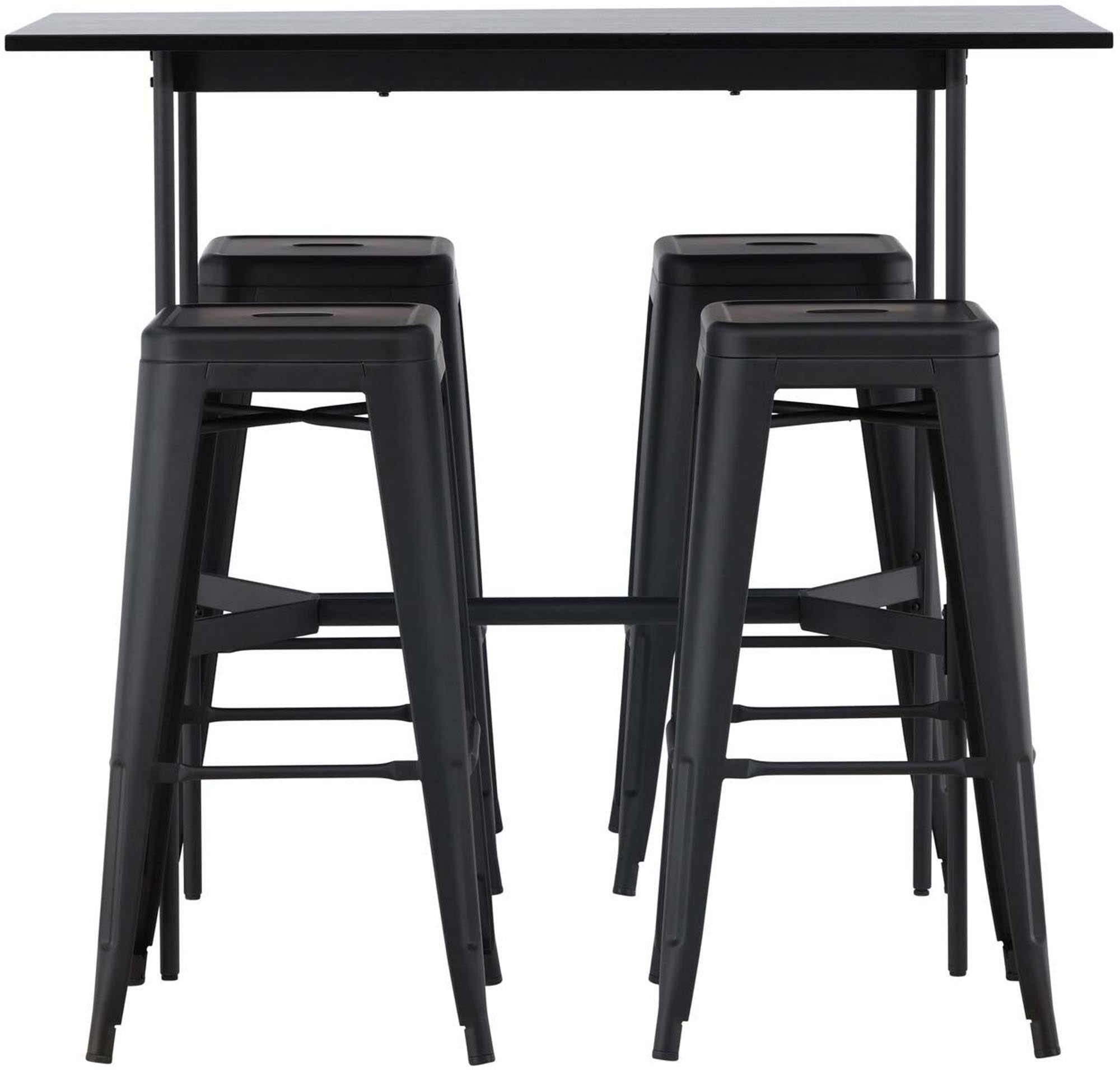 Elegantes Barset Rax + Tempe 120cm, 4 Stühle von Venture Home.