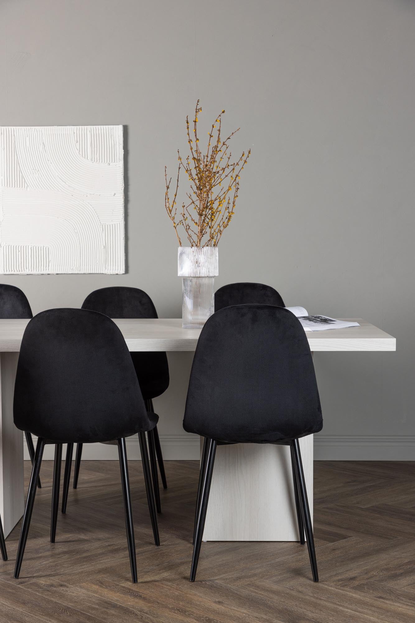 Modernes Olga Esszimmerset für 6, 200cm Tisch von Venture Home.