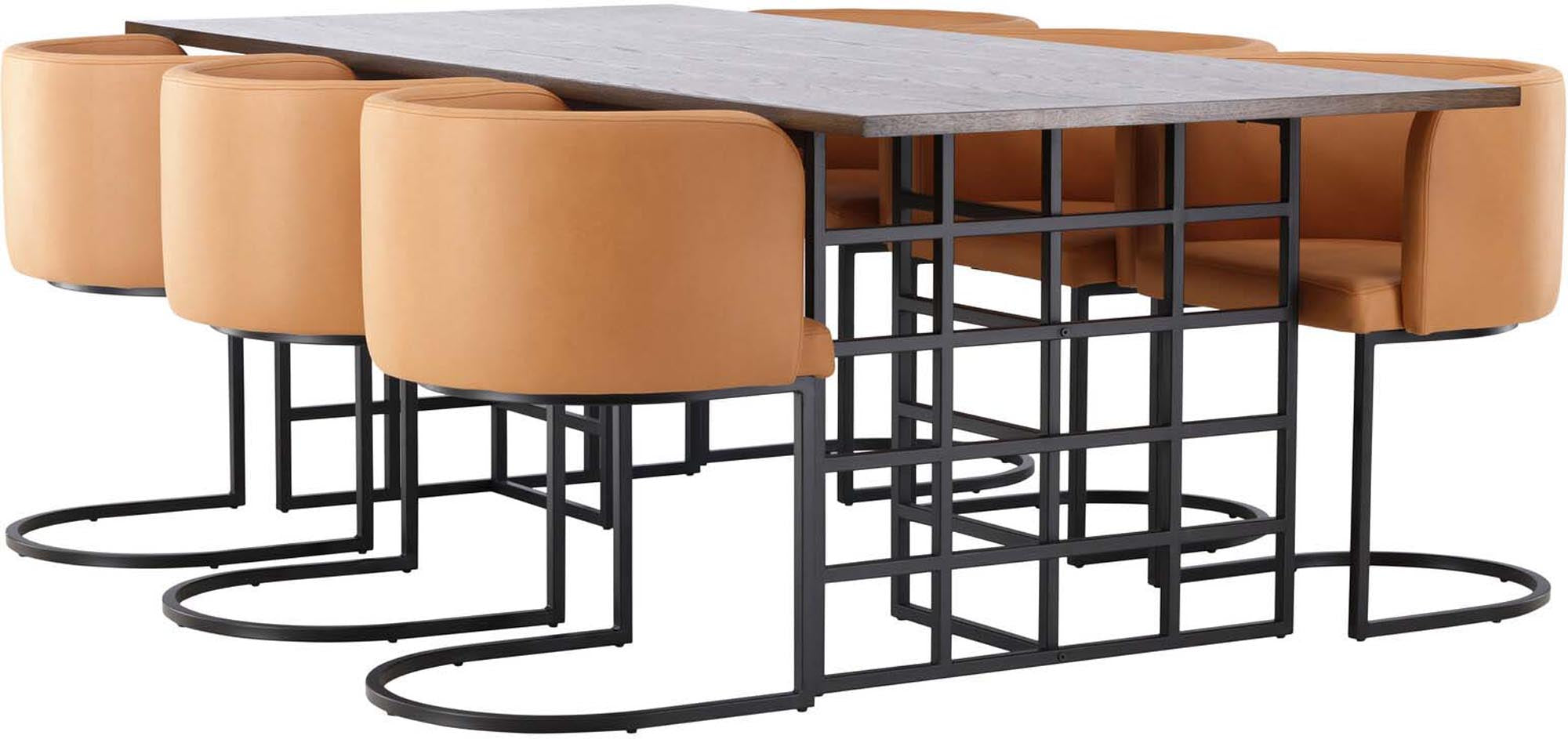 Modernes Ystad Esszimmerset 220cm für 6 von Venture Home.