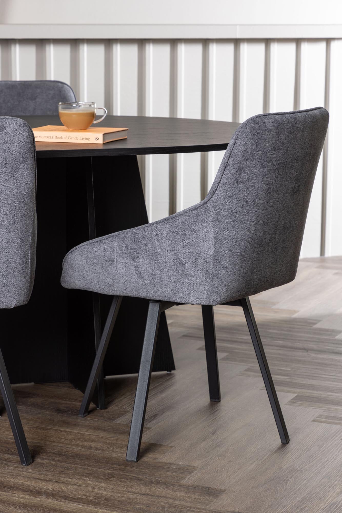 Stilvolles Bootcut Esszimmerset mit großzügigem 230 cm Tisch und 6 bequemen Rosie Stühlen. Perfekt für gesellige Abende!