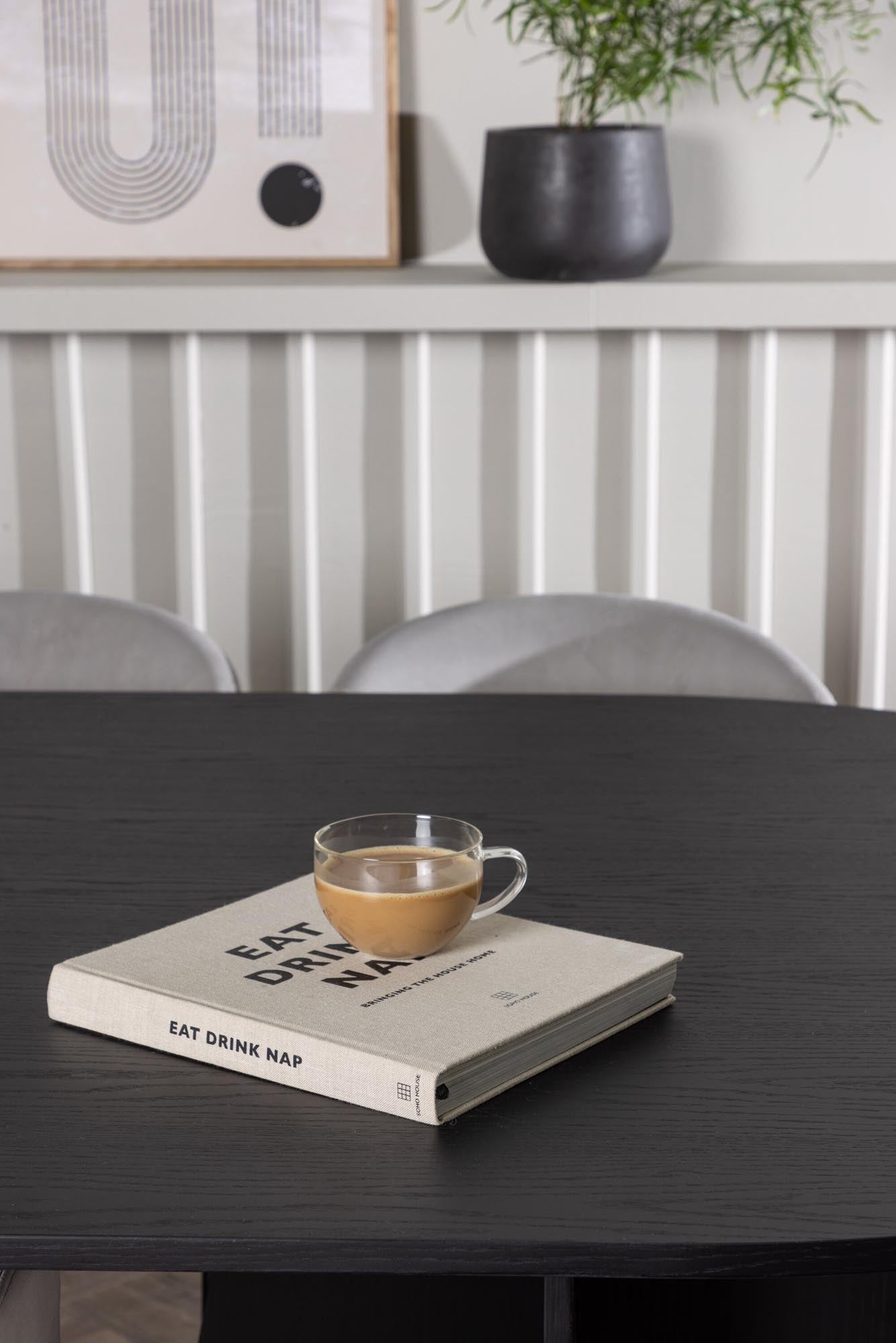 Modernes Esszimmerset Bootcut + Evelina, 230cm, 6 Stühle, Venture Home.