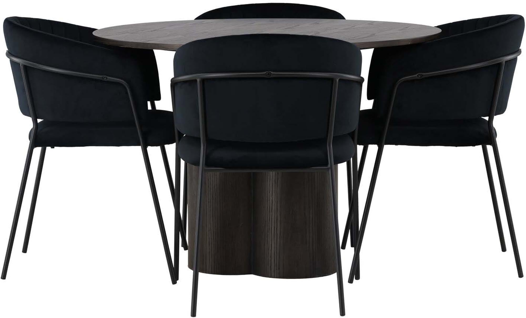 Entdecken Sie das Olivia Esszimmerset + Selma von Venture Home: Skandinavisches Design, langlebige Materialien und stilvolle Akzente für Ihr Esszimmer.