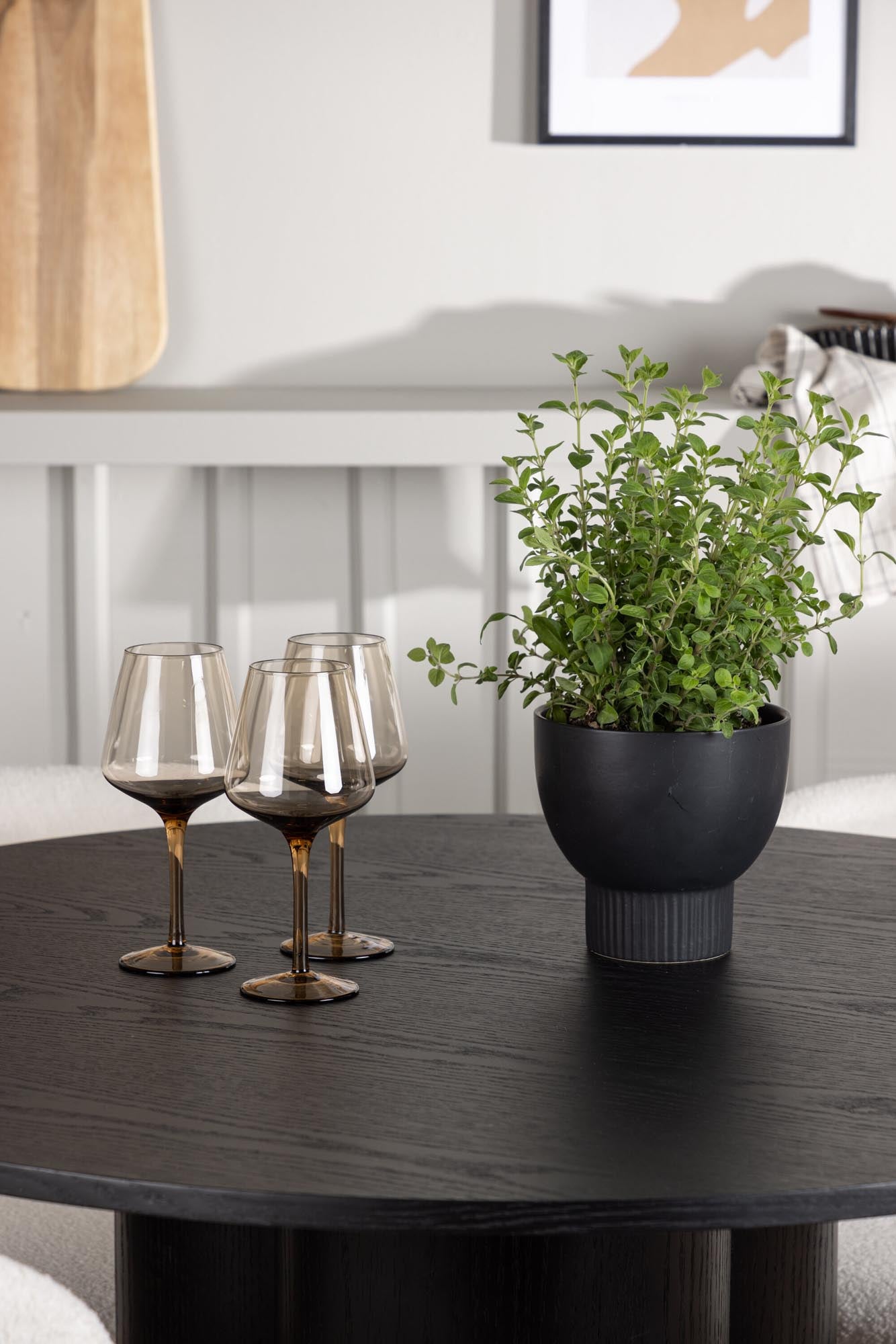 Elegantes Esszimmerset Olivia + Edina mit 110 cm Tisch und 4 komfortablen Stühlen – ideal für gesellige Abende und stilvolle Esszimmergestaltung.