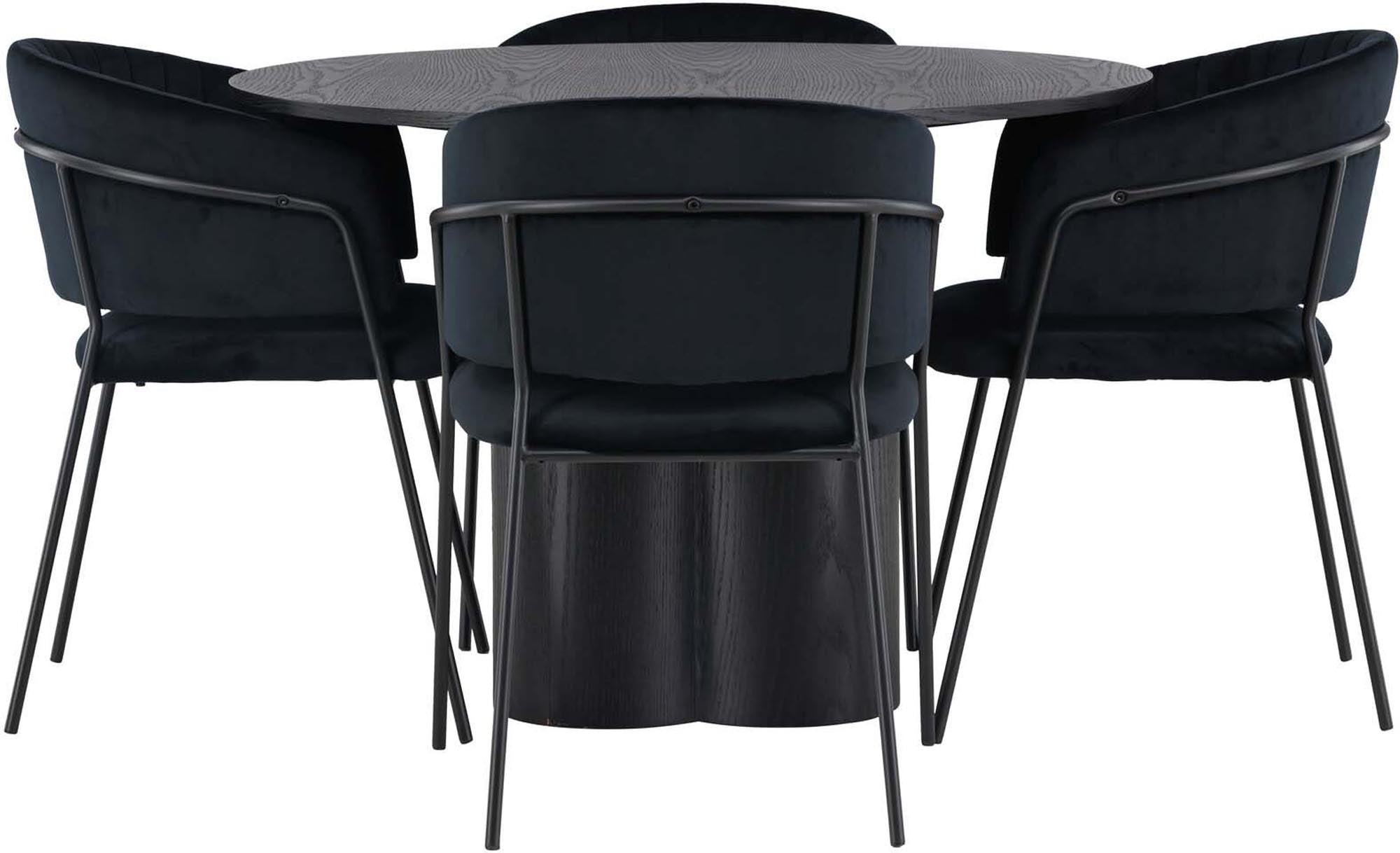 Entdecken Sie das Olivia Esszimmerset + Selma von Venture Home: skandinavische Eleganz, modernes Design, langlebige Materialien und pflegeleichte Oberflächen.