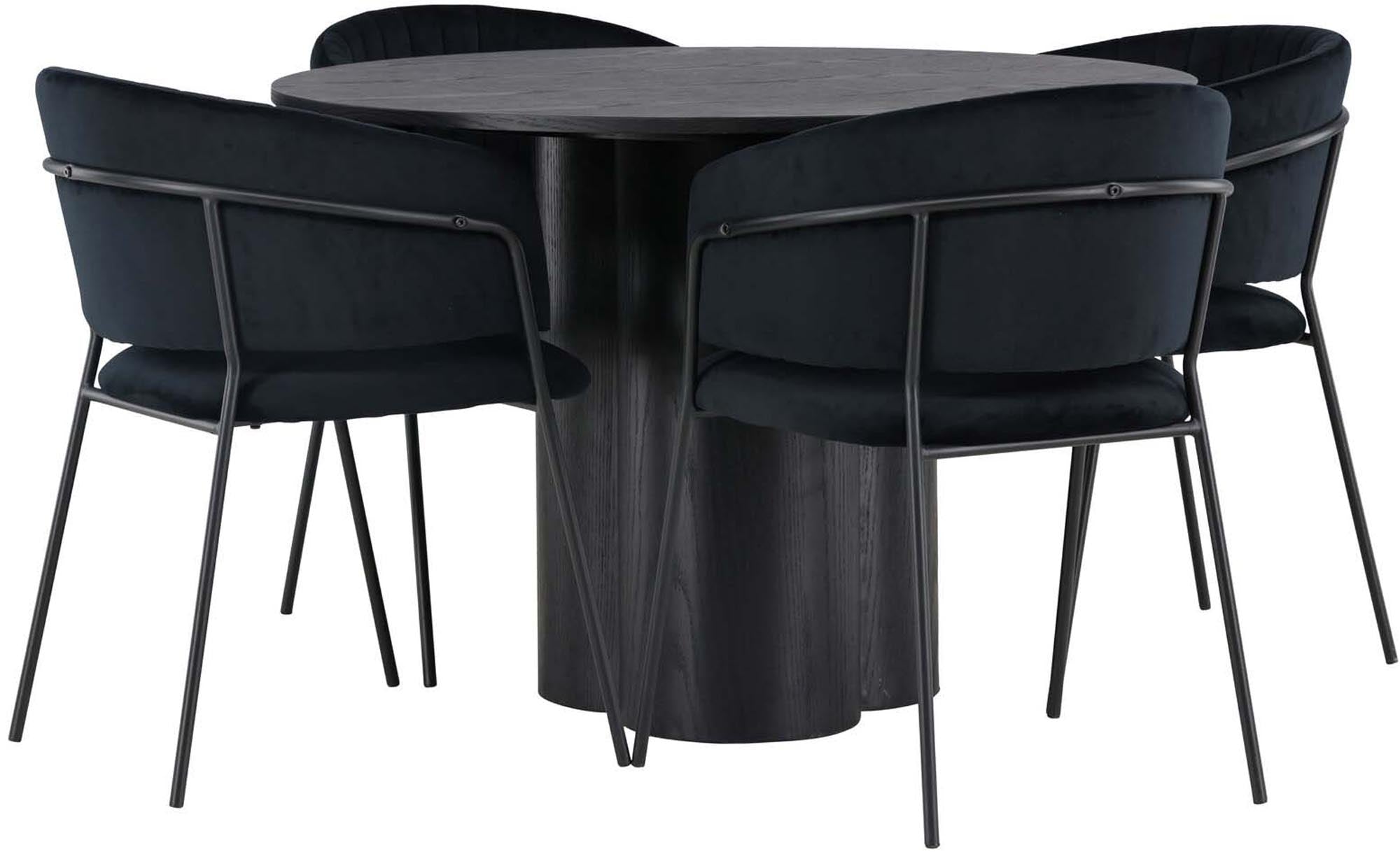 Erleben Sie das Olivia Esszimmerset + Selma von Venture Home: Eleganz, Komfort und hochwertige Materialien für gesellige Esszimmermomente.