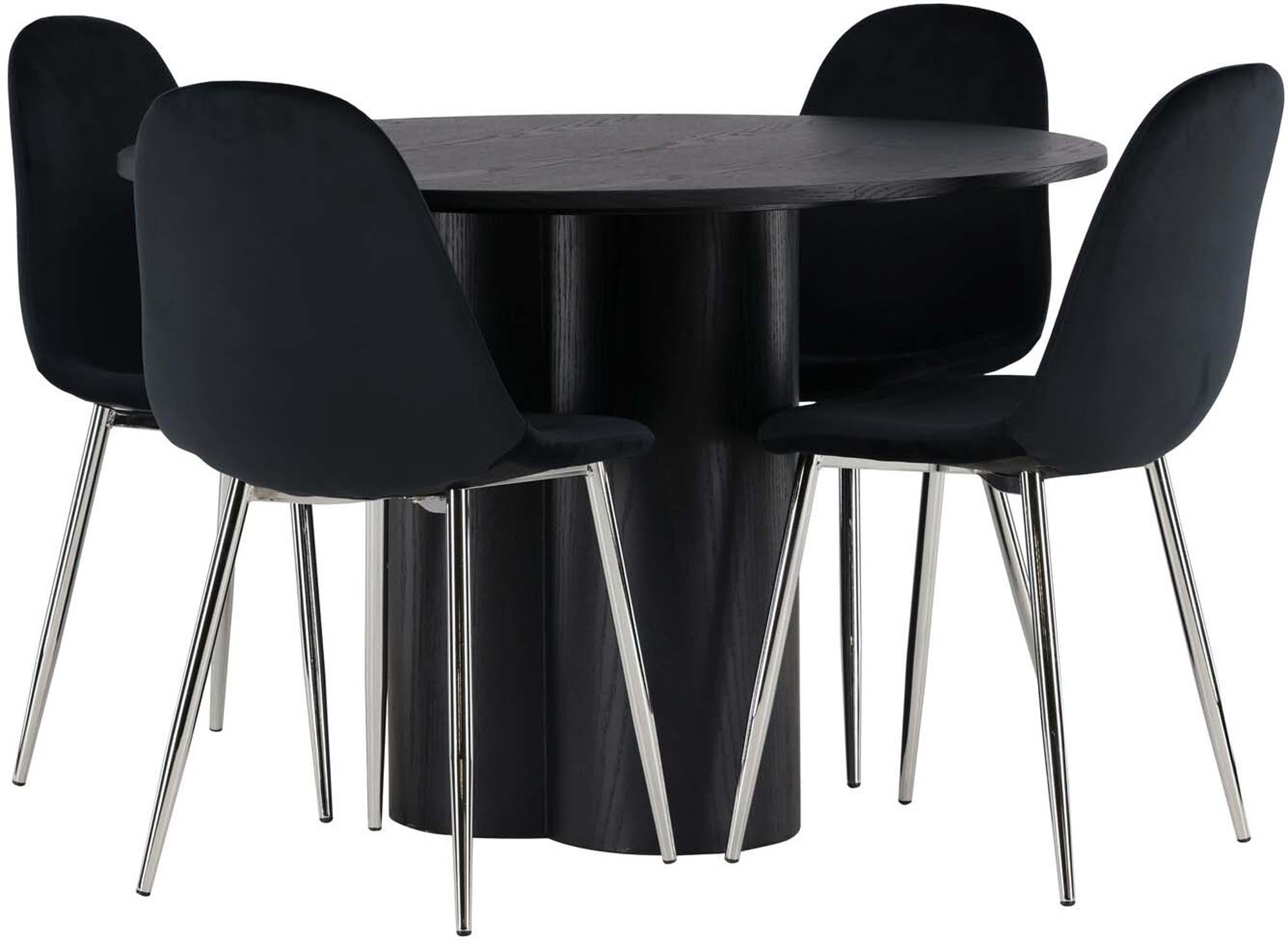 Stilvolles Olivia Esszimmerset für 4, perfekt für moderne Wohnräume.