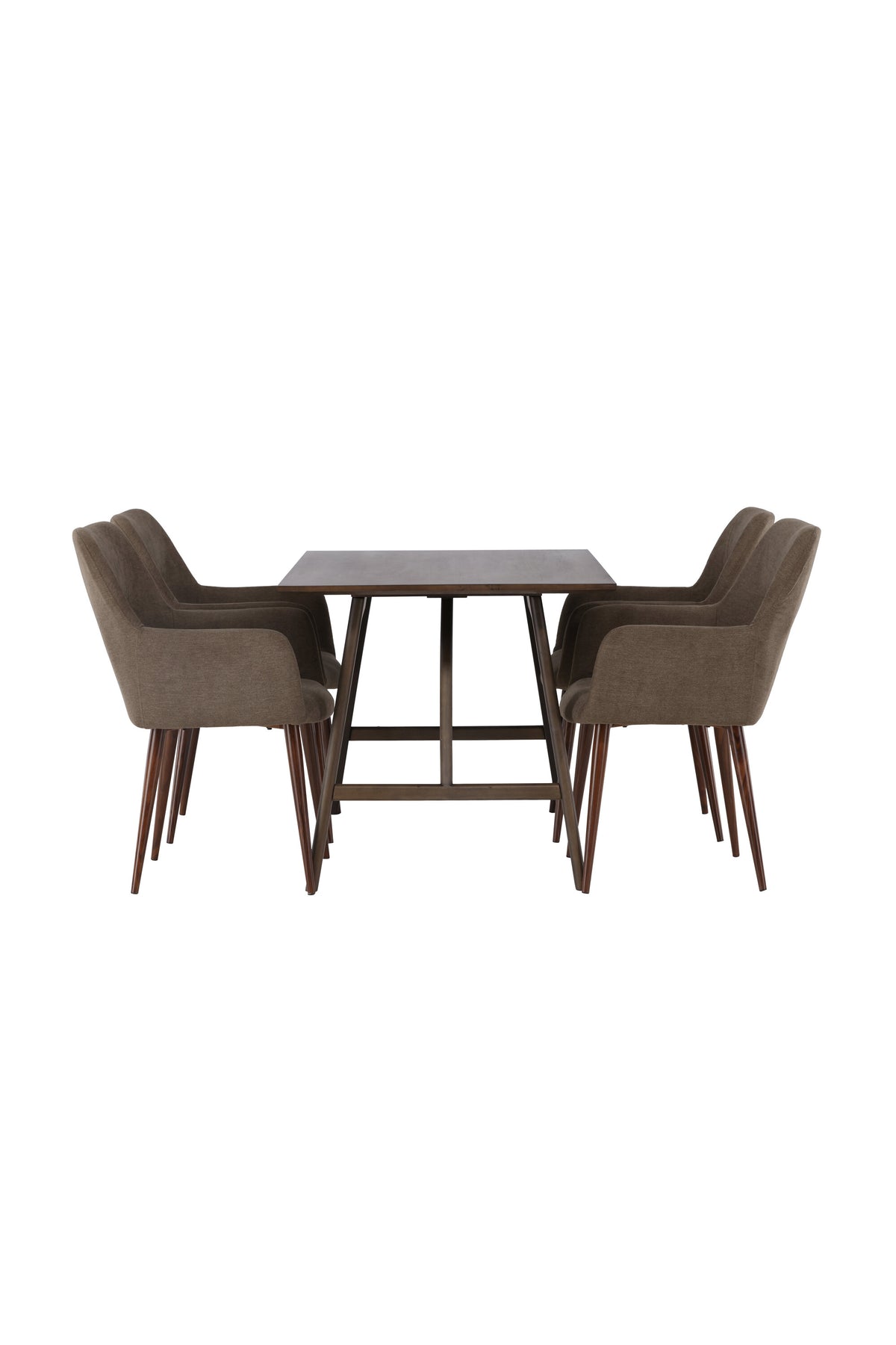 Kaseindon Esszimmerset + Tomorrow 120cm/4St. in Braun präsentiert im Onlineshop von KAQTU Design AG. Esszimmerset ist von Venture Home
