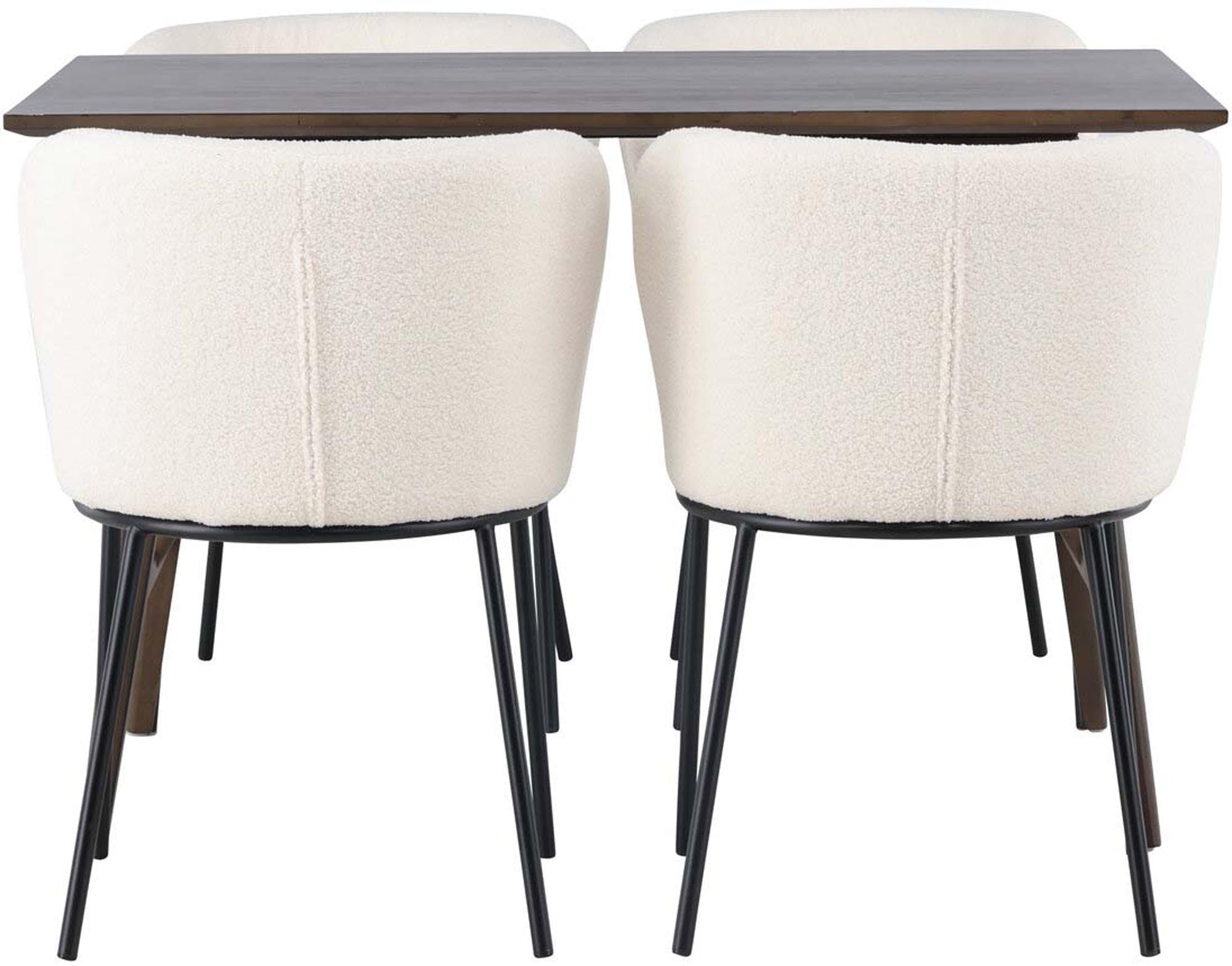 Entdecken Sie das Kaseindon Esszimmerset + Edina 120cm/4St. von Venture Home – stilvoll, funktional und ideal für moderne Wohnkonzepte.