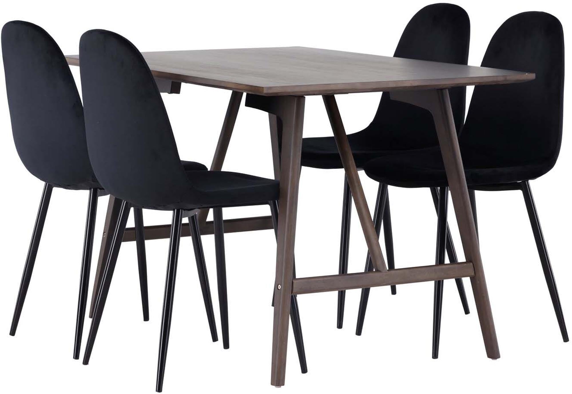 Stilvolles Kaseindon Esszimmerset 120cm, 4 Stühle, von Venture Home.