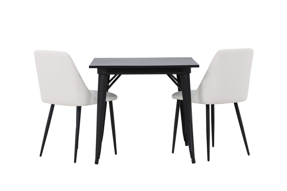 Tempe Esszimmerset + Night 80cm/2St. in Schwarz-Weiss präsentiert im Onlineshop von KAQTU Design AG. Esszimmerset ist von Venture Home