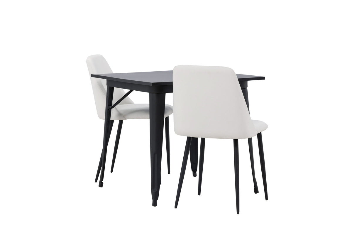 Tempe Esszimmerset + Night 80cm/2St. in Schwarz-Weiss präsentiert im Onlineshop von KAQTU Design AG. Esszimmerset ist von Venture Home