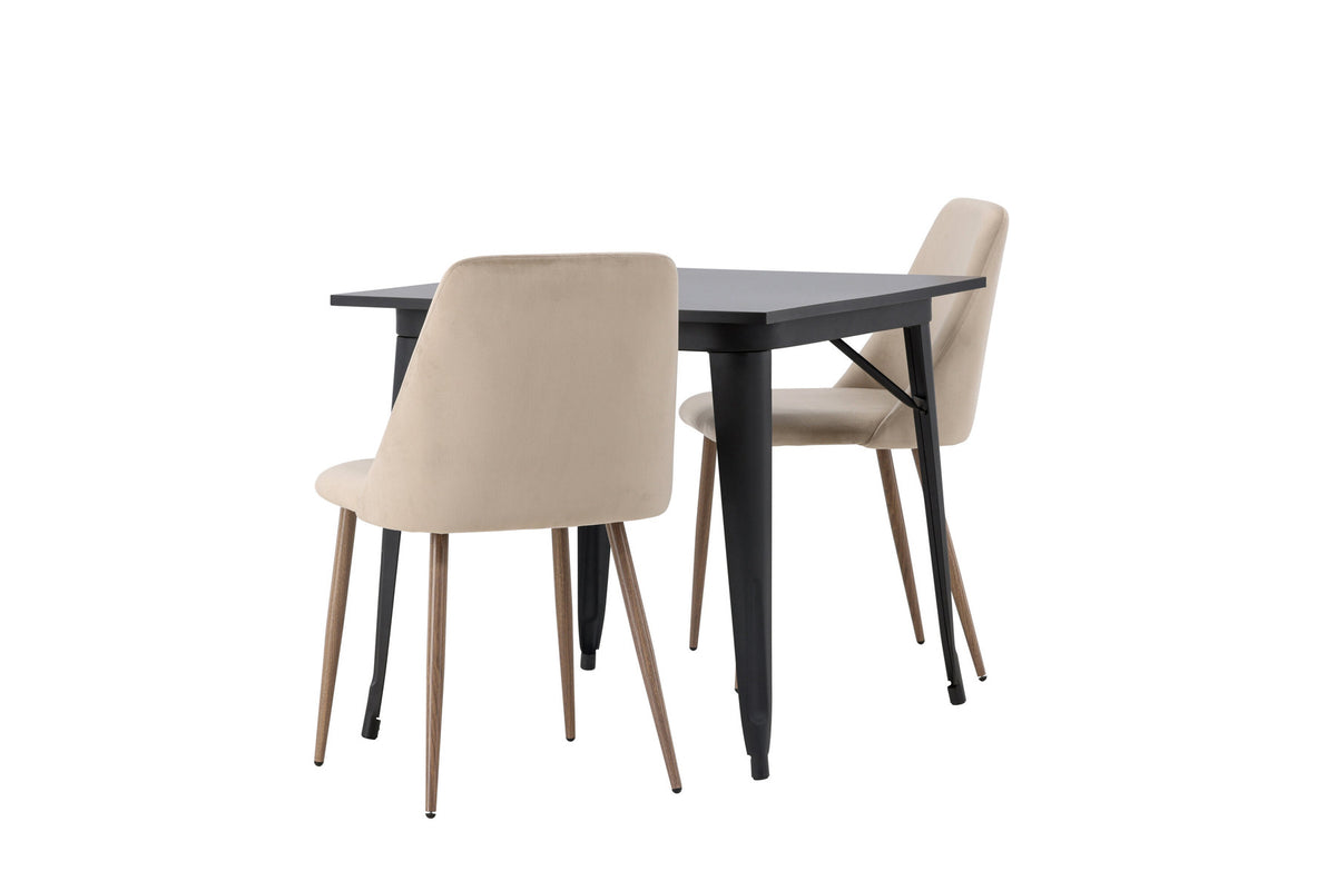 Tempe Esszimmerset + Night 80cm/2St. in Braun, Walnuss präsentiert im Onlineshop von KAQTU Design AG. Esszimmerset ist von Venture Home