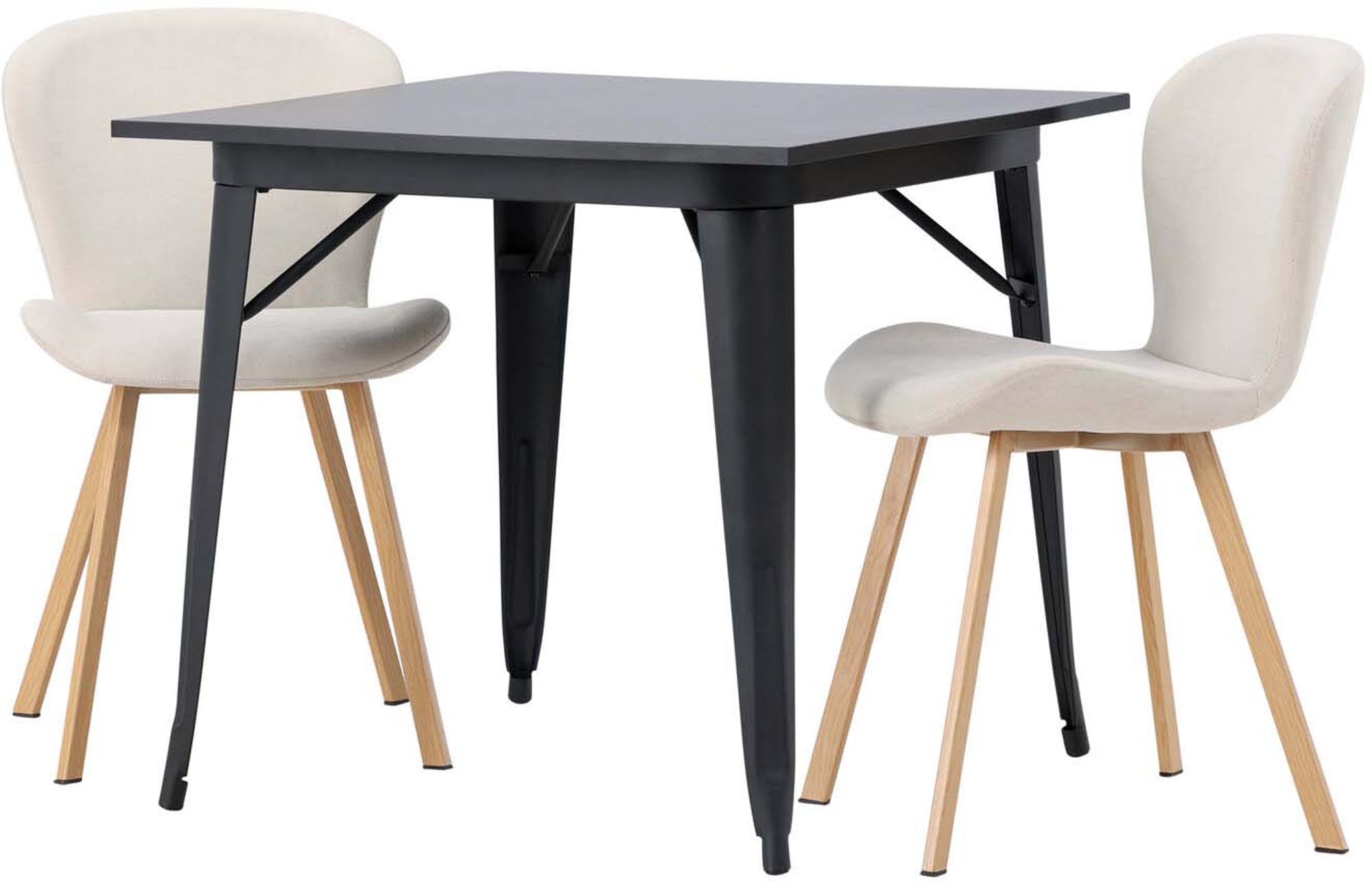 Entdecke das stilvolle Tempe Esszimmerset mit 80 cm Lilja Stühlen von Venture Home – ideal für moderne Essbereiche und einladende Atmosphäre.