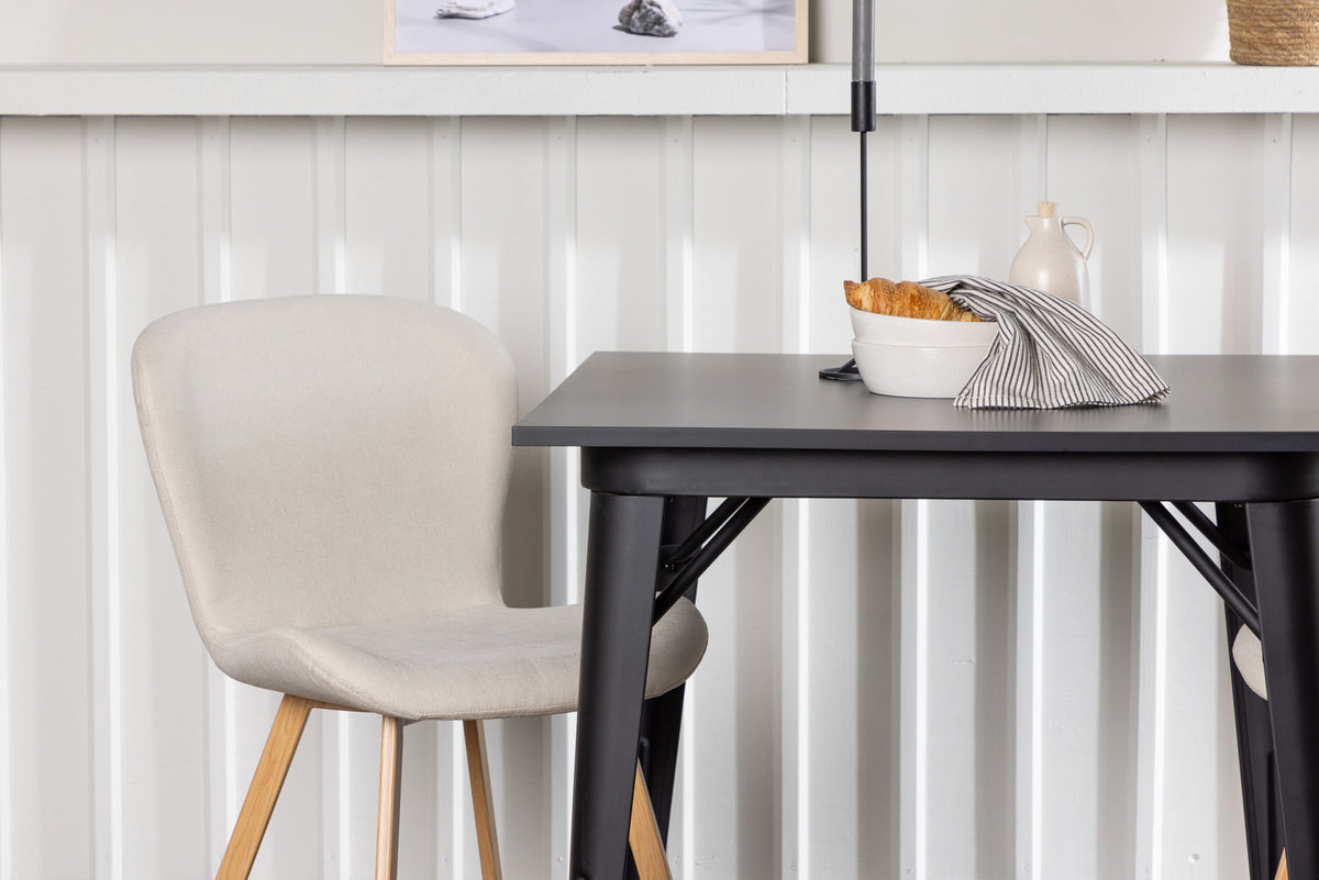 Tempe Esszimmerset + Lilja 80cm/2St. in Beige, Natur präsentiert im Onlineshop von KAQTU Design AG. Esszimmerset ist von Venture Home