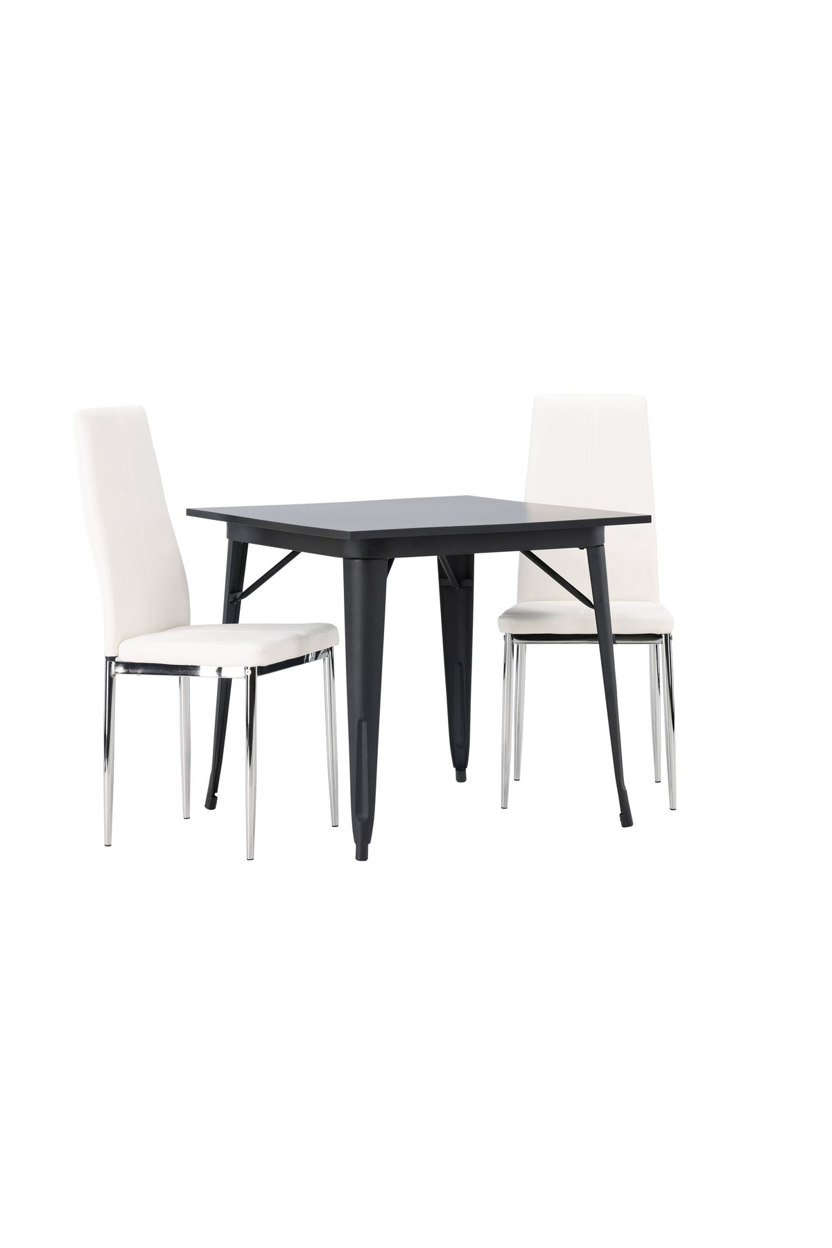 Tempe Esszimmerset + Pastill 80cm/2St. in Silber Weiss präsentiert im Onlineshop von KAQTU Design AG. Esszimmerset ist von Venture Home