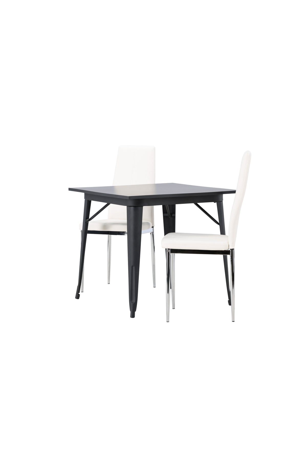 Tempe Esszimmerset + Pastill 80cm/2St. in Silber Weiss präsentiert im Onlineshop von KAQTU Design AG. Esszimmerset ist von Venture Home