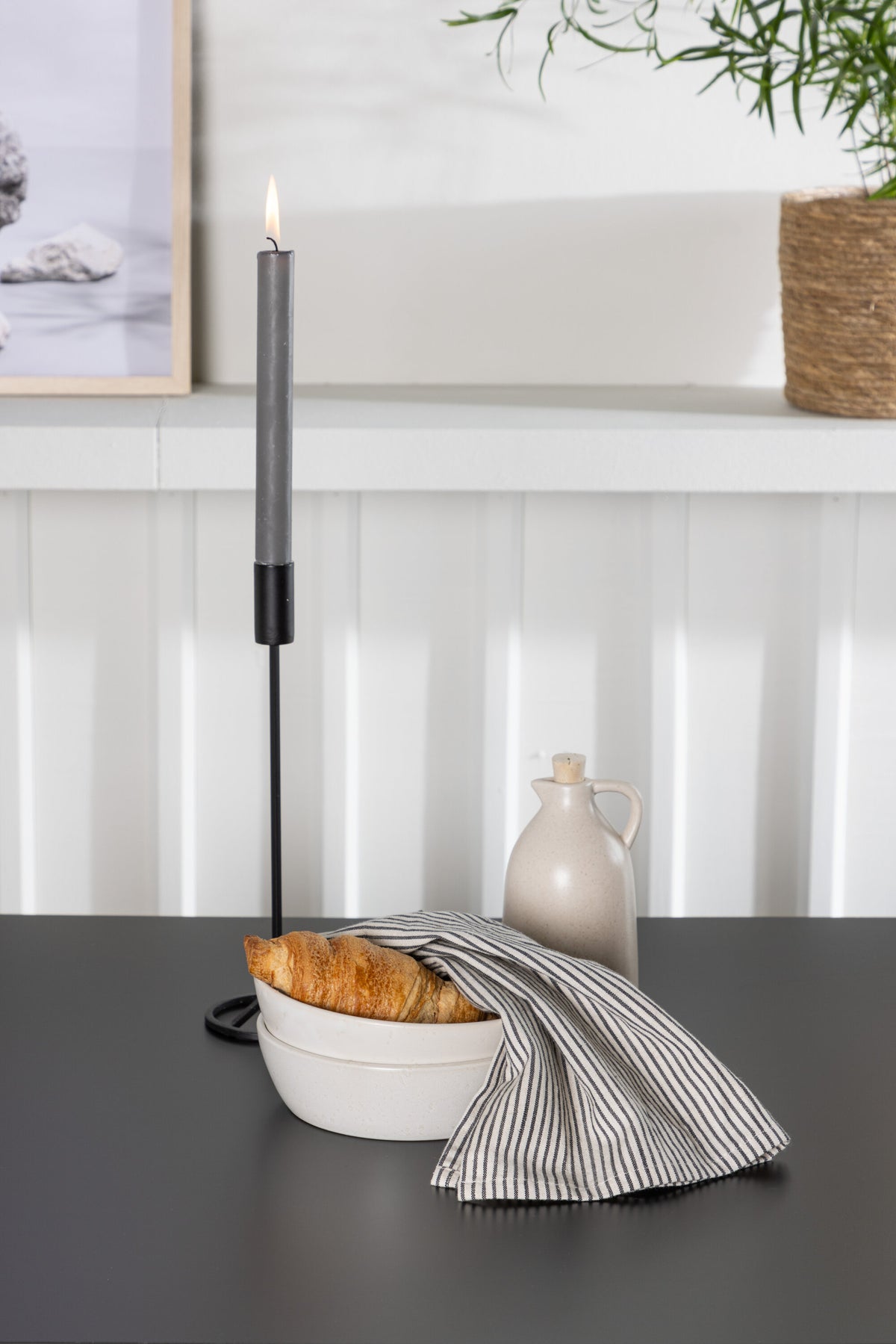 Tempe Esszimmerset + Pastill 80cm/2St. in Silber Weiss präsentiert im Onlineshop von KAQTU Design AG. Esszimmerset ist von Venture Home