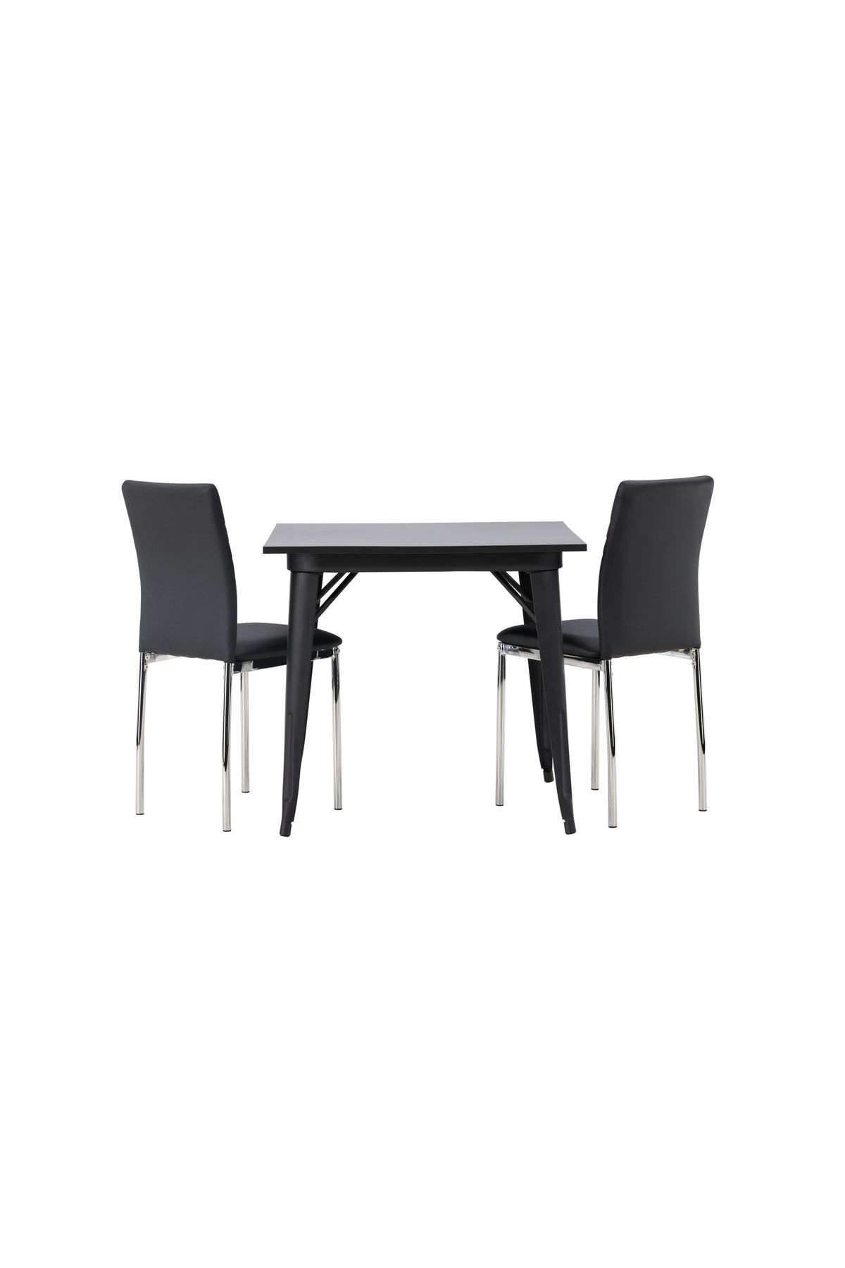 Tempe Esszimmerset + Lily 80cm in Schwarzes Silber präsentiert im Onlineshop von KAQTU Design AG. Esszimmerset ist von Venture Home