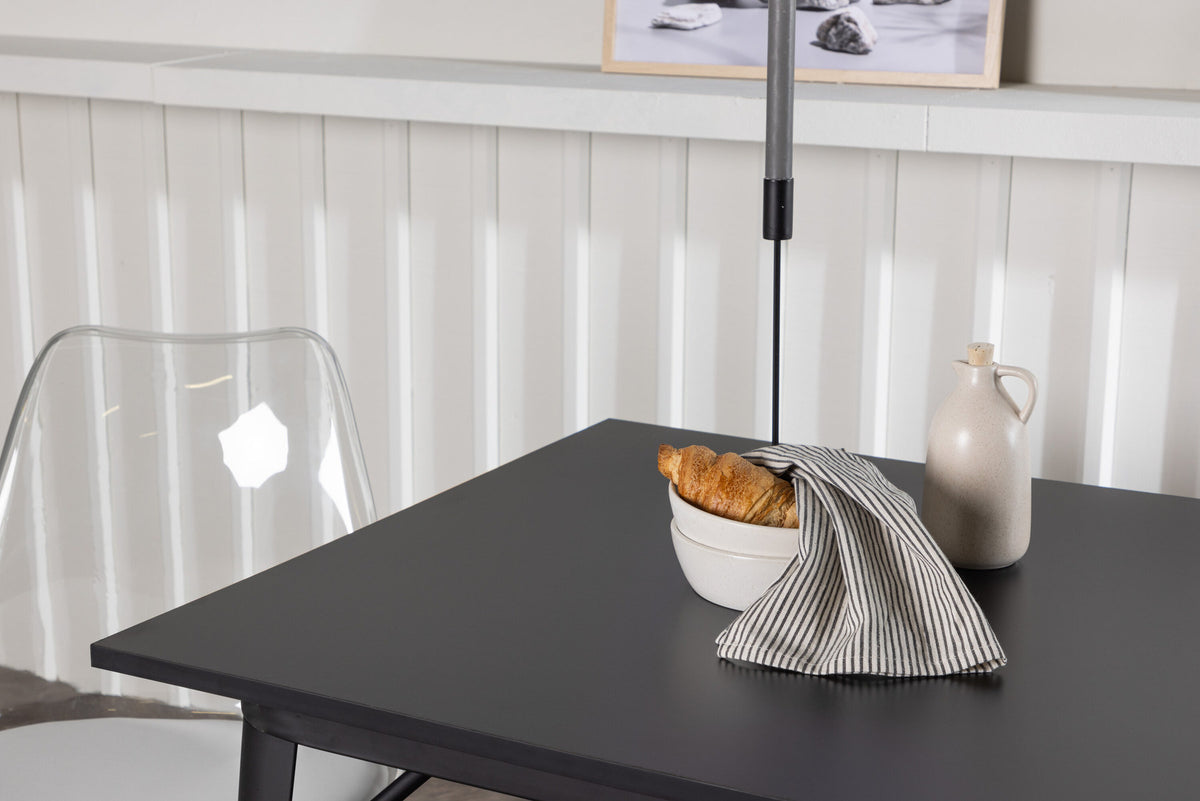Tempe Esszimmerset + Edvin 80cm/2St. in Natur,Transparent,Weiss präsentiert im Onlineshop von KAQTU Design AG. Esszimmerset ist von Venture Home