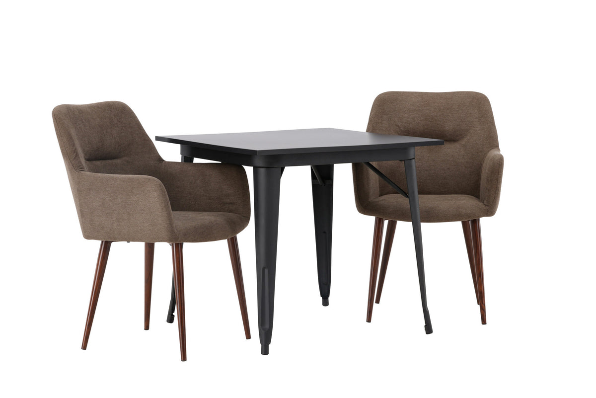 Tempe Esszimmerset + Tomorrow 80cm/2St. in Braun präsentiert im Onlineshop von KAQTU Design AG. Esszimmerset ist von Venture Home