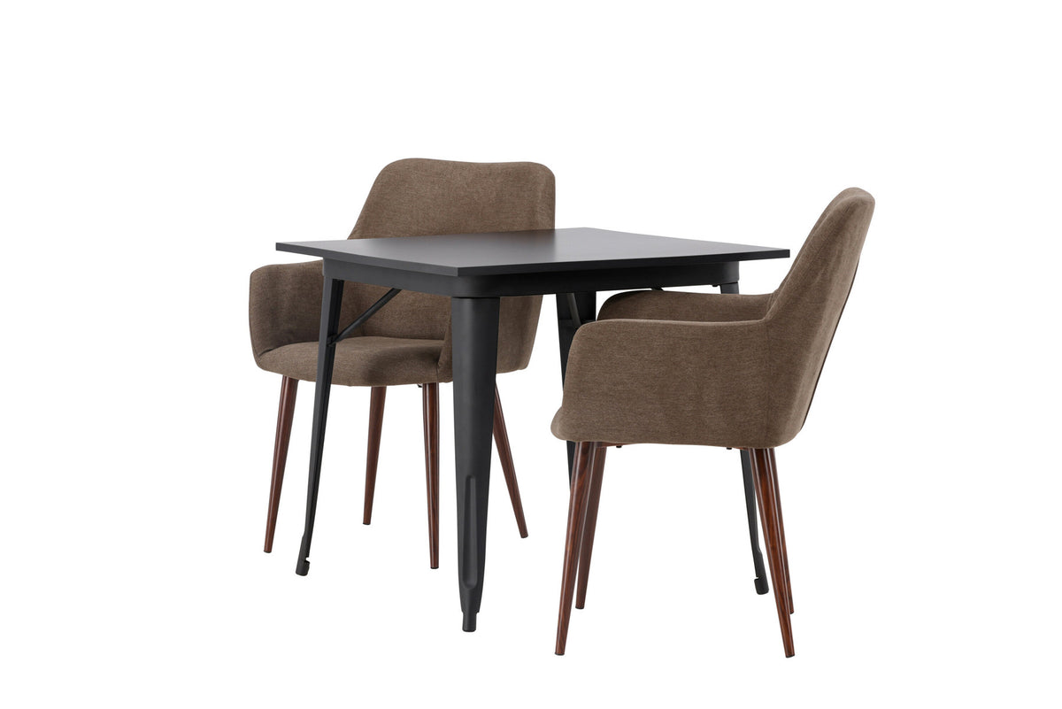 Tempe Esszimmerset + Tomorrow 80cm/2St. in Braun präsentiert im Onlineshop von KAQTU Design AG. Esszimmerset ist von Venture Home