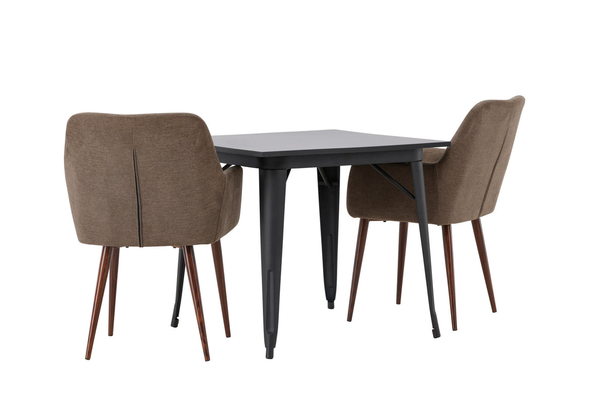 Tempe Esszimmerset + Tomorrow 80cm/2St. in Braun präsentiert im Onlineshop von KAQTU Design AG. Esszimmerset ist von Venture Home