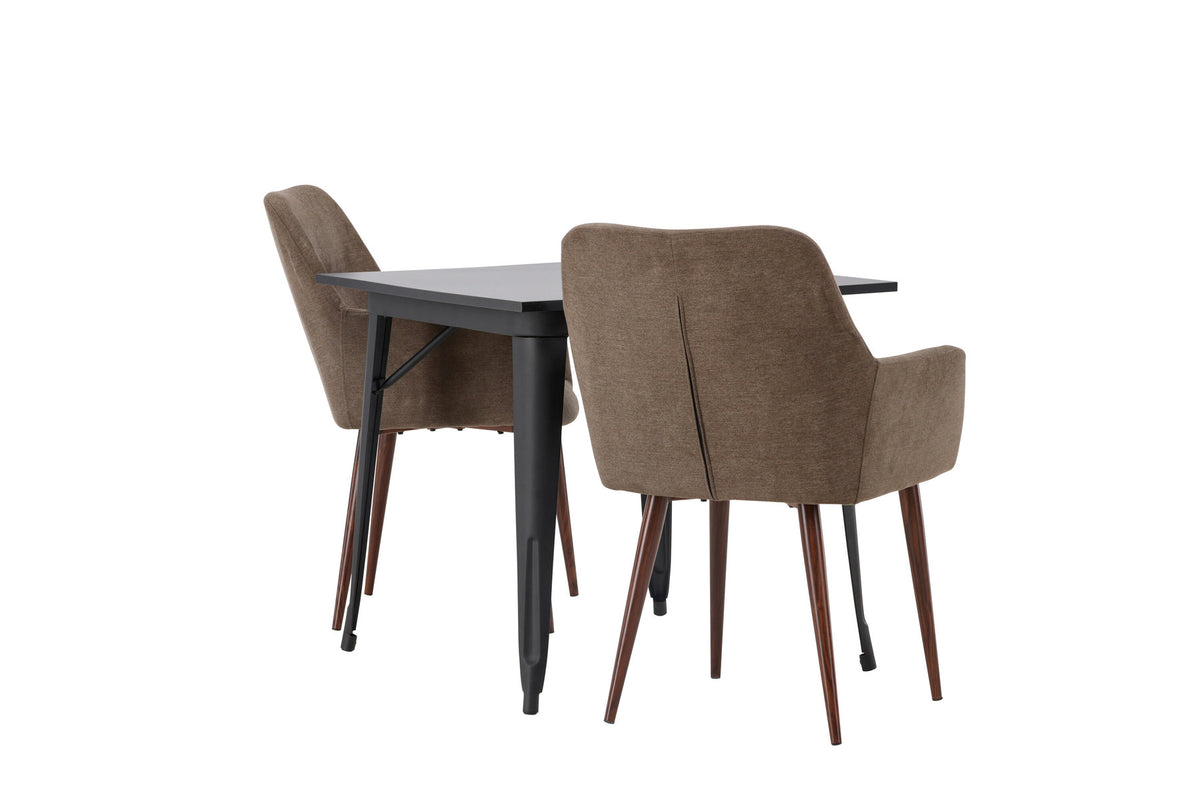 Tempe Esszimmerset + Tomorrow 80cm/2St. in Braun präsentiert im Onlineshop von KAQTU Design AG. Esszimmerset ist von Venture Home