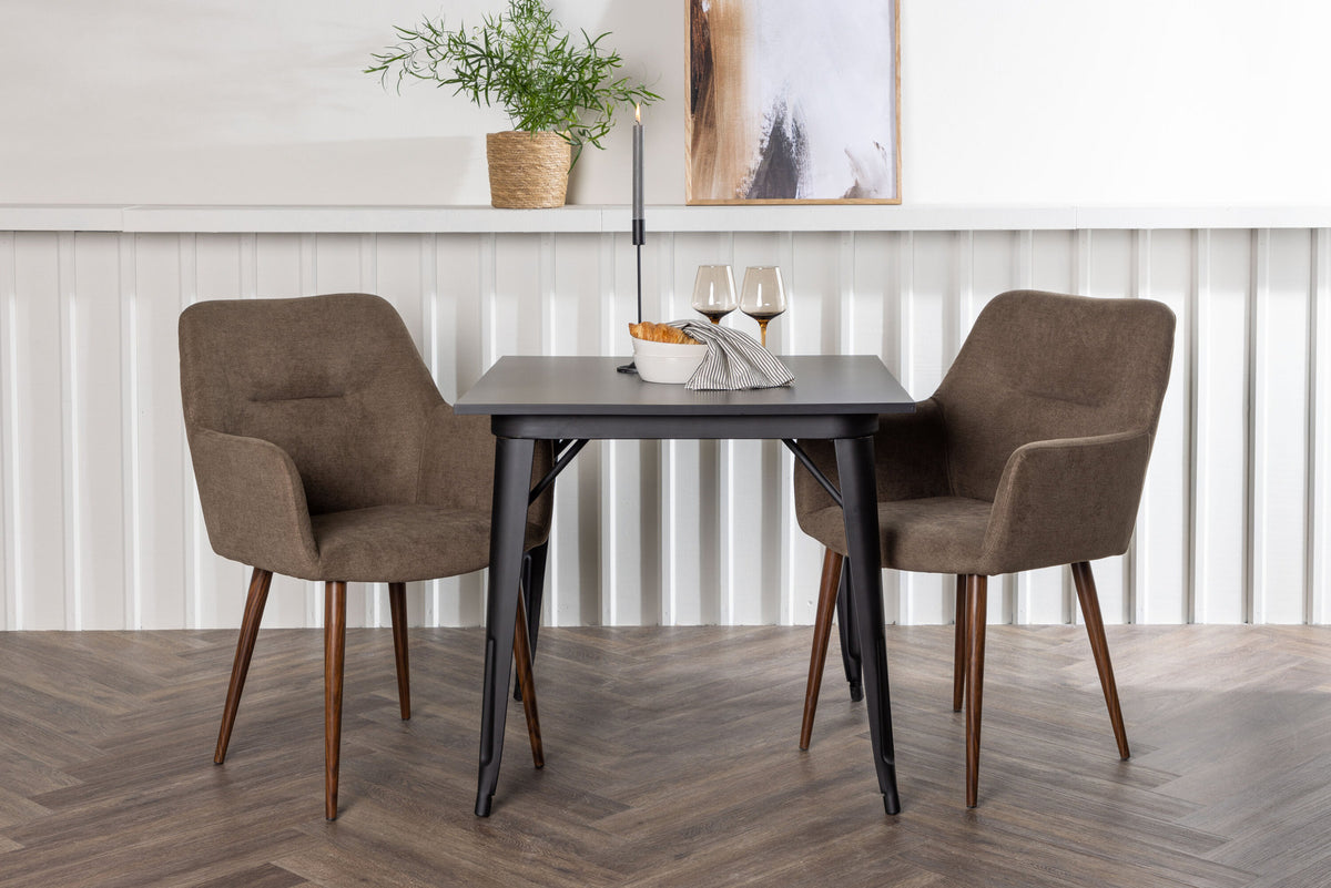 Tempe Esszimmerset + Tomorrow 80cm/2St. in Braun präsentiert im Onlineshop von KAQTU Design AG. Esszimmerset ist von Venture Home