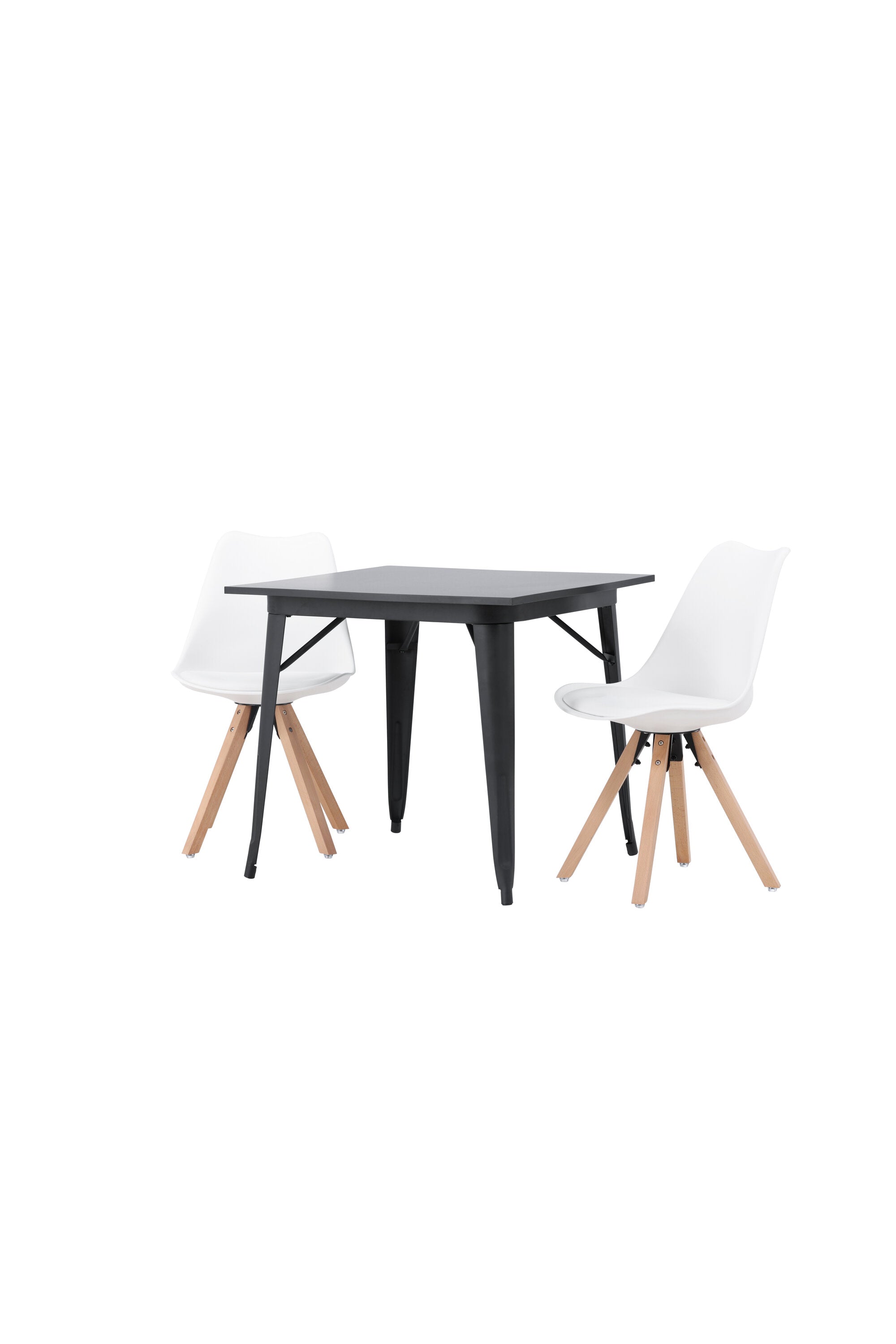 Tempe Esszimmerset + Zeno 80cm/2St. in Natur, Weiss präsentiert im Onlineshop von KAQTU Design AG. Esszimmerset ist von Venture Home