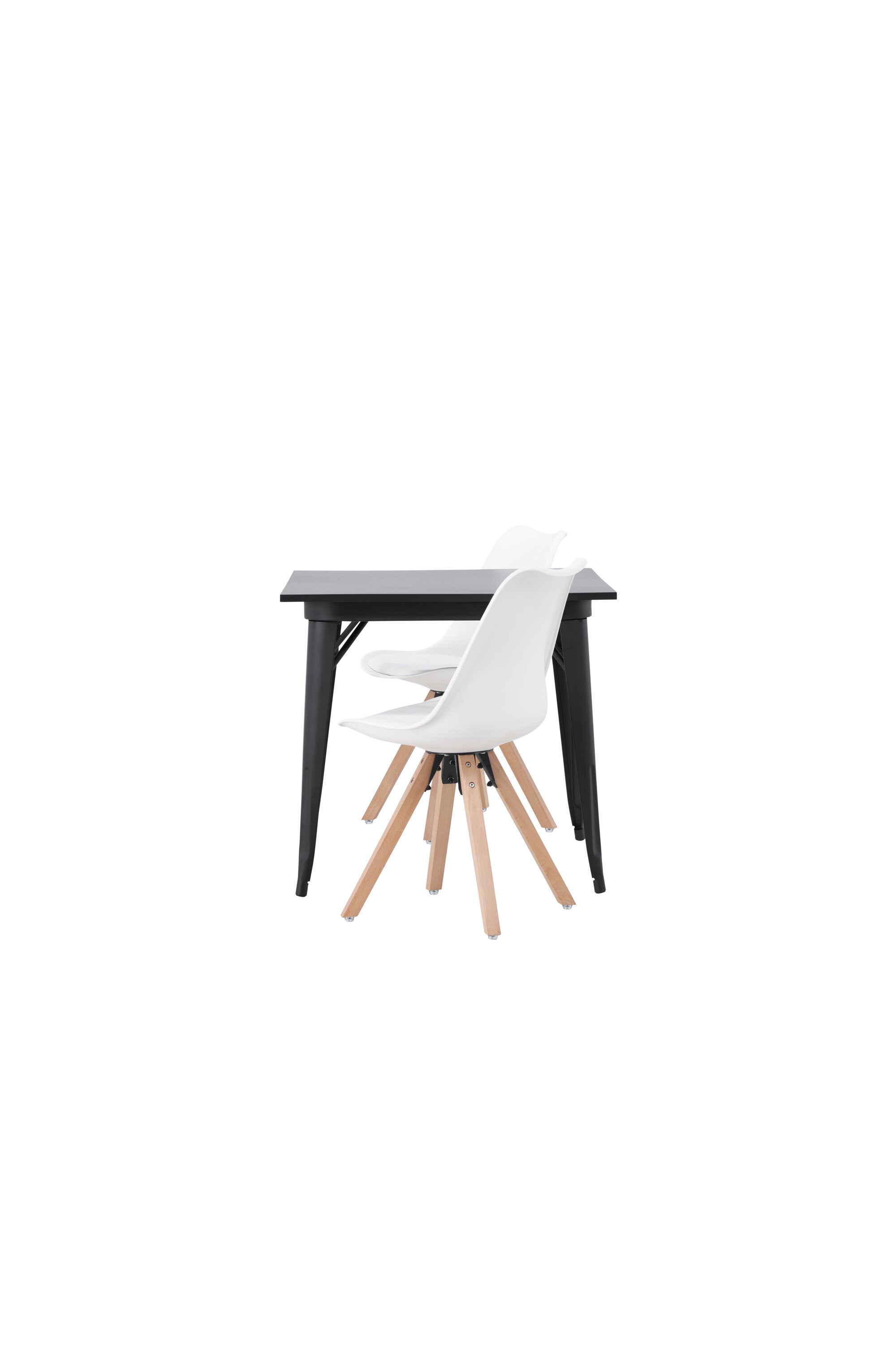 Tempe Esszimmerset + Zeno 80cm/2St. in Natur, Weiss präsentiert im Onlineshop von KAQTU Design AG. Esszimmerset ist von Venture Home