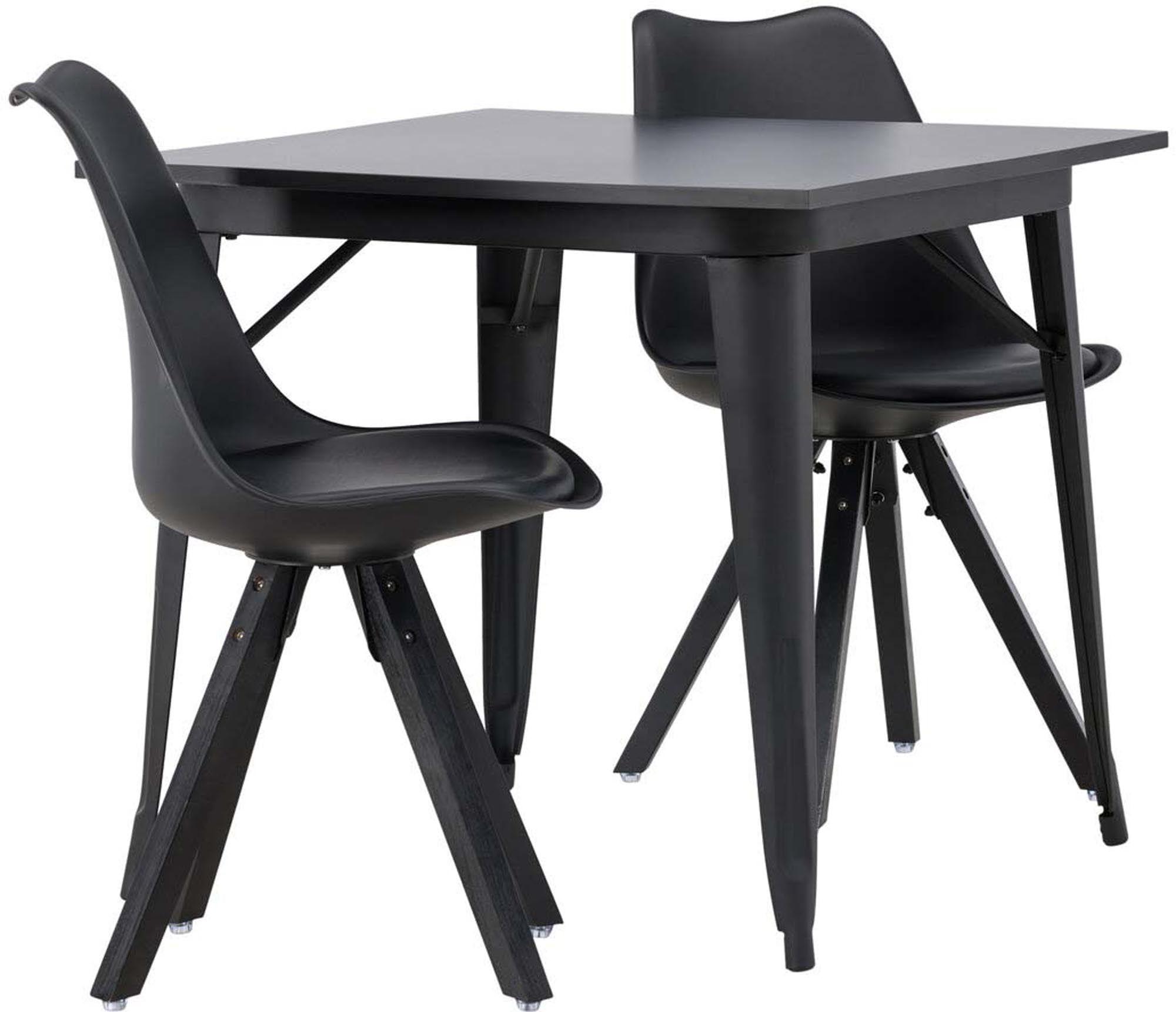 Stilvolles Tempe Esszimmerset mit Zeno Stühlen für zeitlose Eleganz.