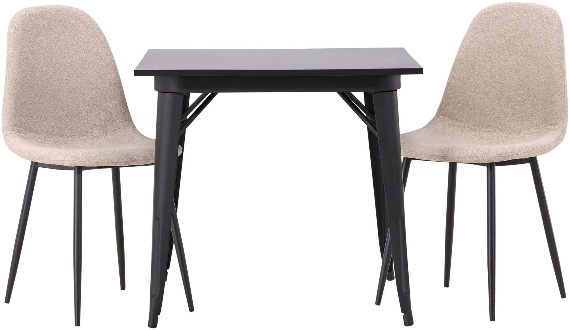 Stilvolles Esszimmerset Tempe mit robustem Tisch und bequemen Polar-Stühlen. Ideal für gesellige Abende und jeden Anlass.