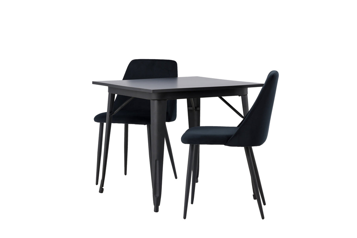 Tempe Esszimmerset + Night 80cm/2St. in Schwarz präsentiert im Onlineshop von KAQTU Design AG. Esszimmerset ist von Venture Home