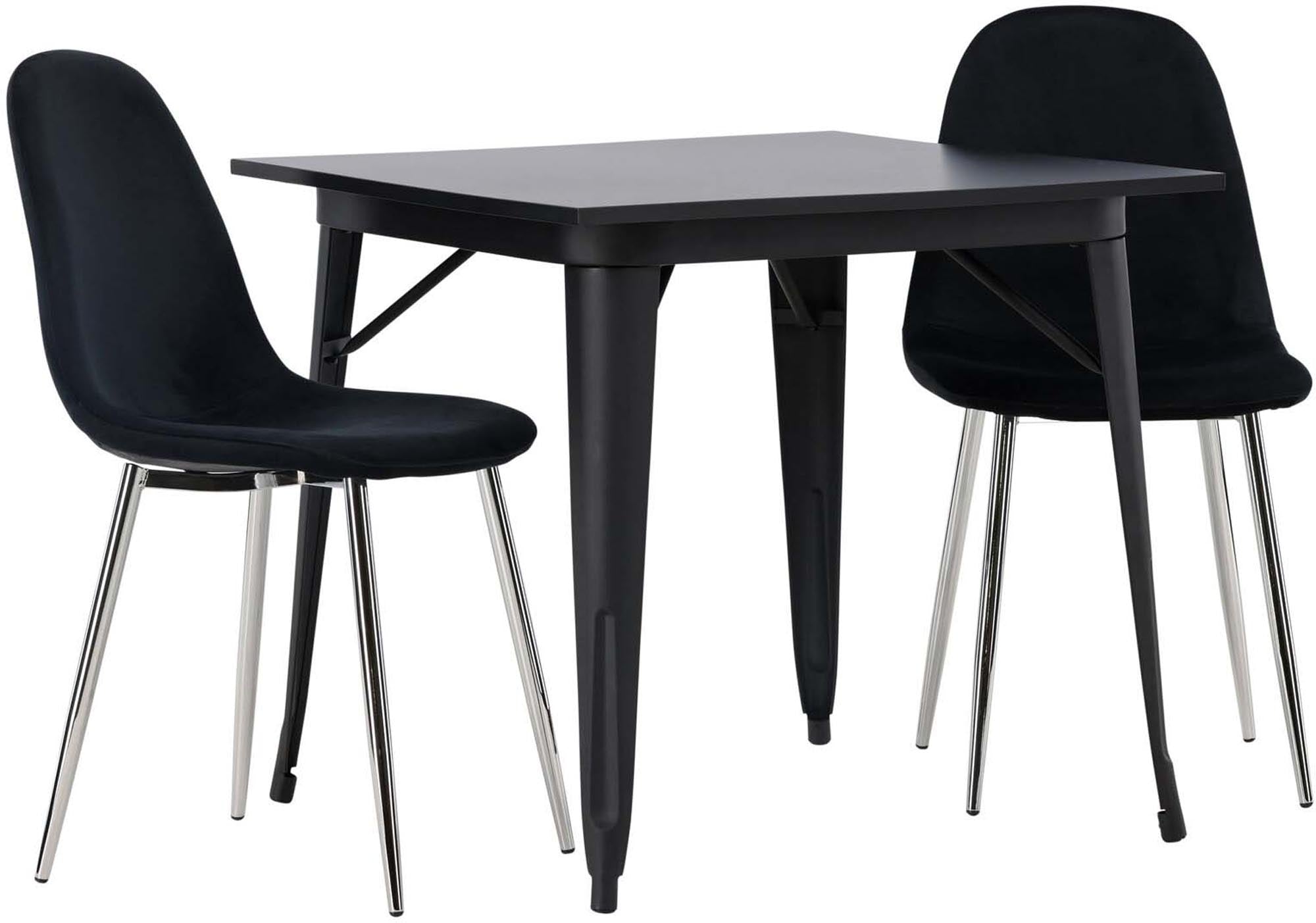 Elegantes Tempe Esszimmerset mit 80cm Polar Stühlen von Venture Home.