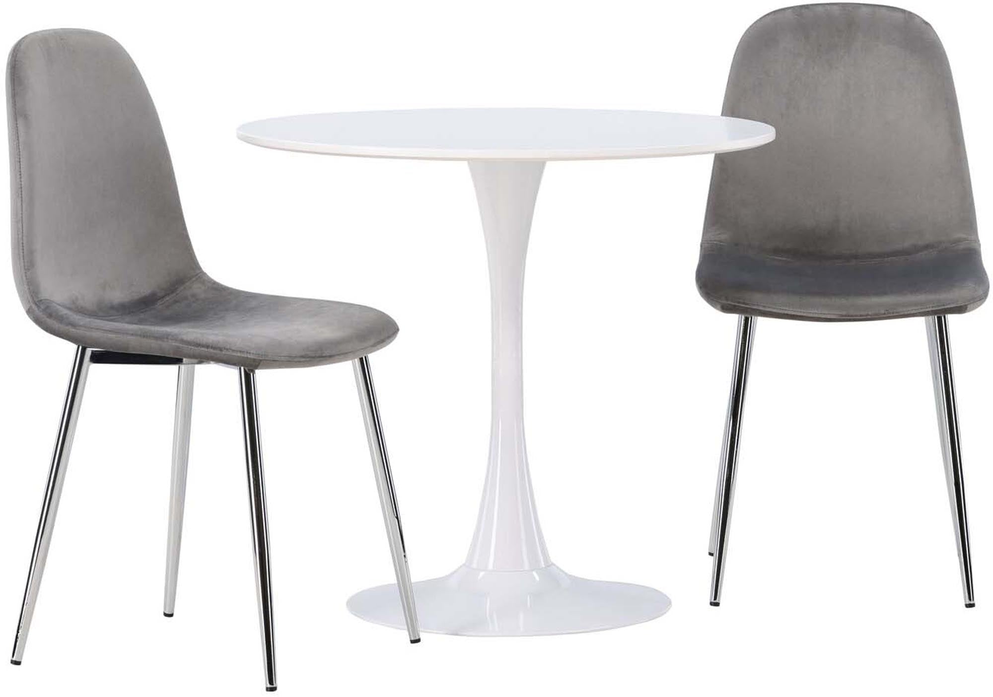 Elegantes Hamden Set + Eva Tisch, perfekt für kleine Räume.